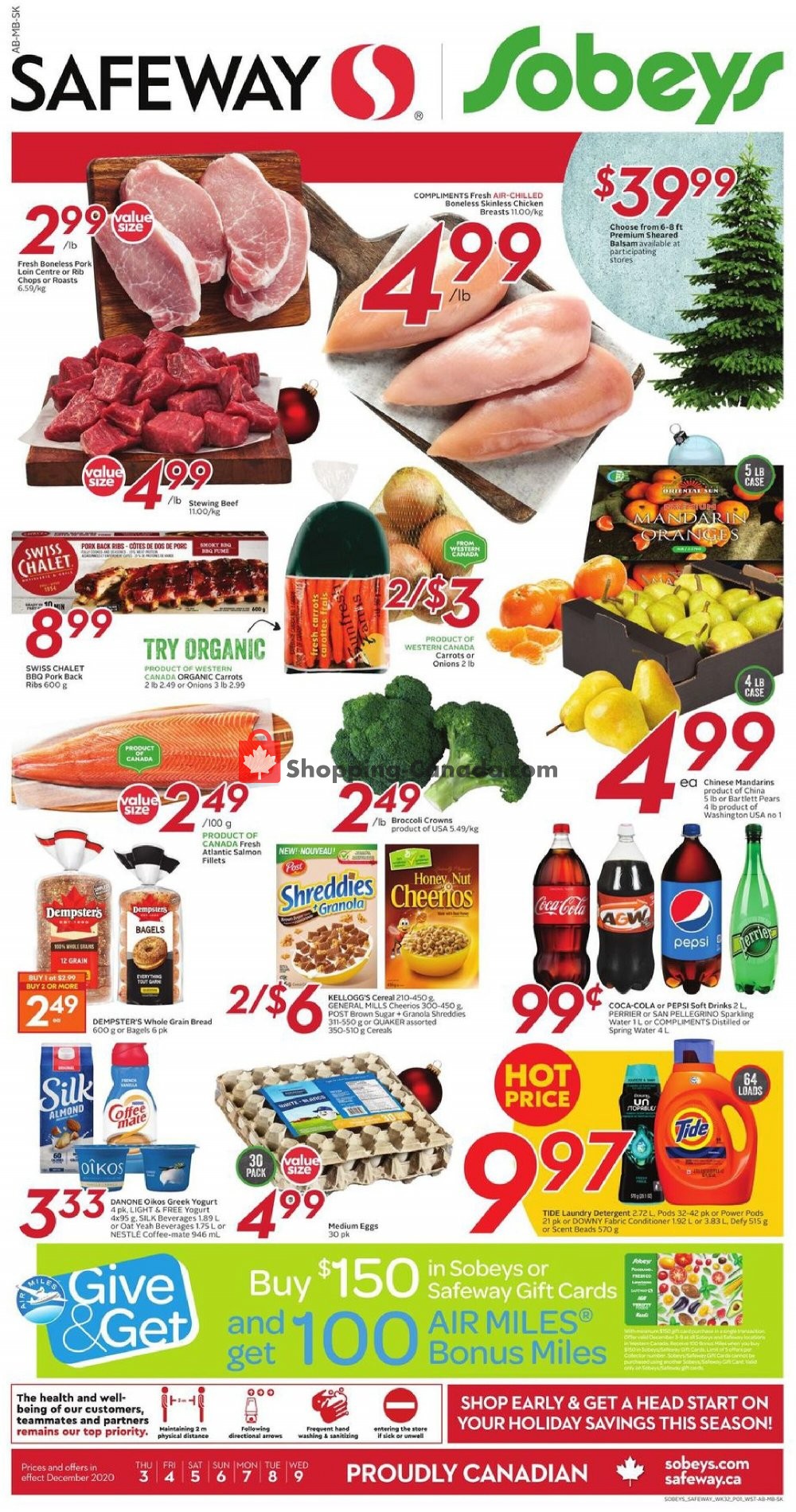 Safeway Canada, flyer (Special Offer West) December 3 December 9, 2020 Shopping Canada