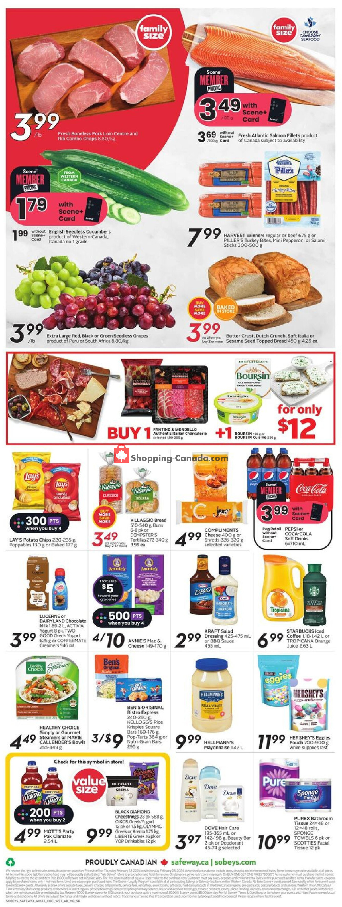 Safeway flyer from Thursday February 22, 2024 to Wednesday February 28, 2024 - page 4