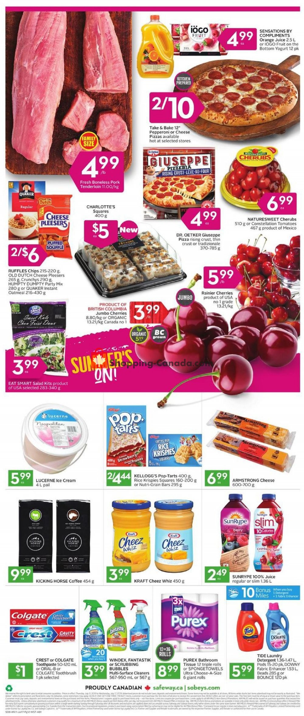 Safeway flyer from Thursday July 11, 2019 to Wednesday July 17, 2019 - page 12