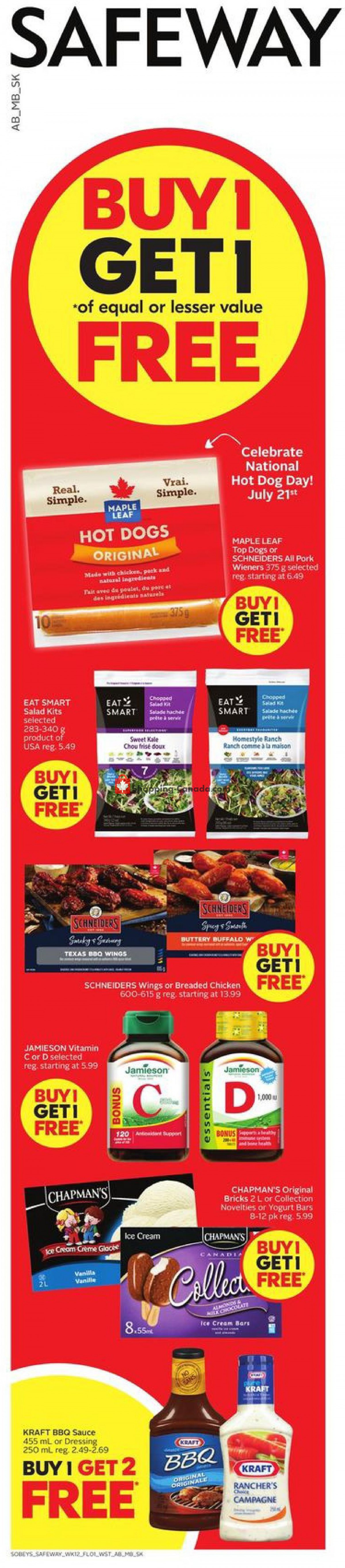Safeway flyer from Thursday July 15, 2021 to Wednesday July 21, 2021 - page 2
