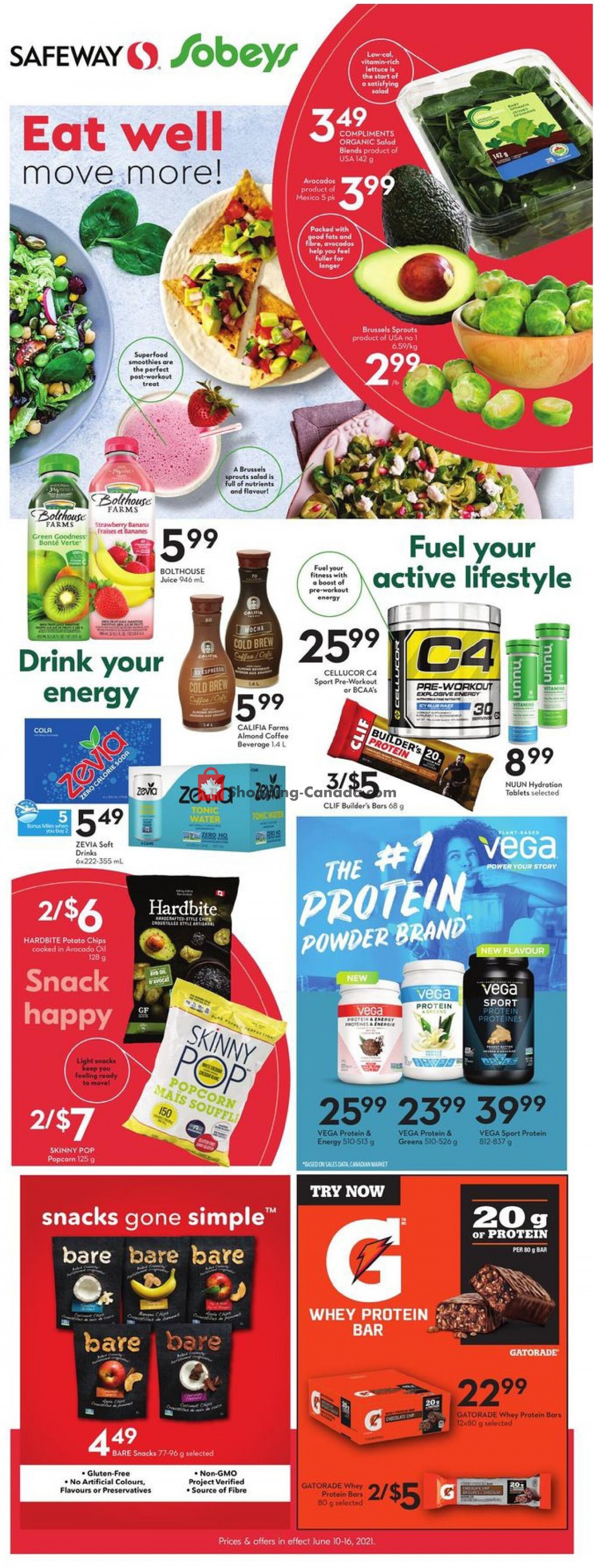 Safeway flyer from Thursday June 10, 2021 to Wednesday June 16, 2021 - page 16