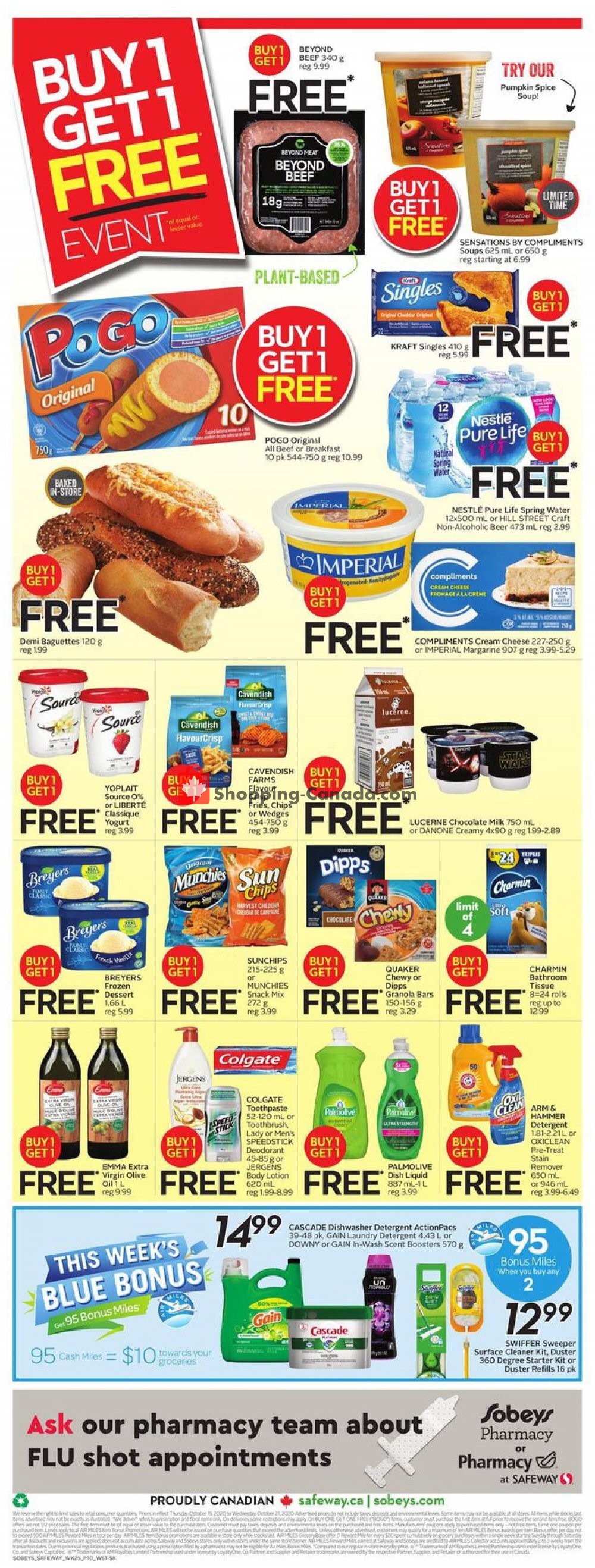 Safeway flyer from Thursday October 15, 2020 to Wednesday October 21, 2020 - page 14