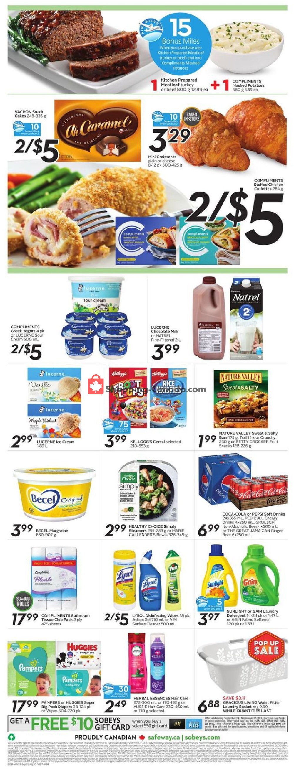 Safeway flyer from Thursday September 19, 2019 to Wednesday September 25, 2019 - page 14
