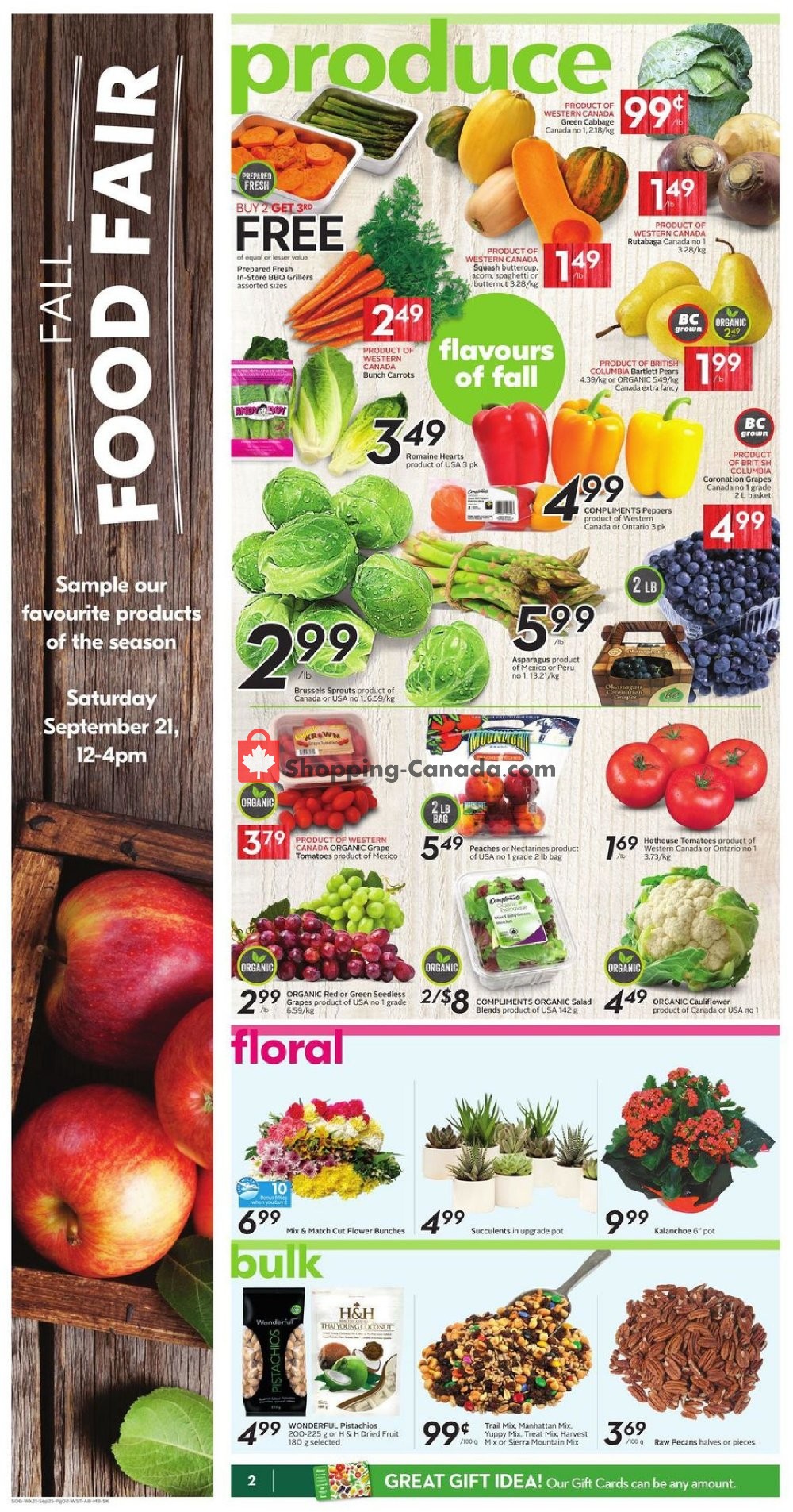 Safeway flyer from Thursday September 19, 2019 to Wednesday September 25, 2019 - page 2