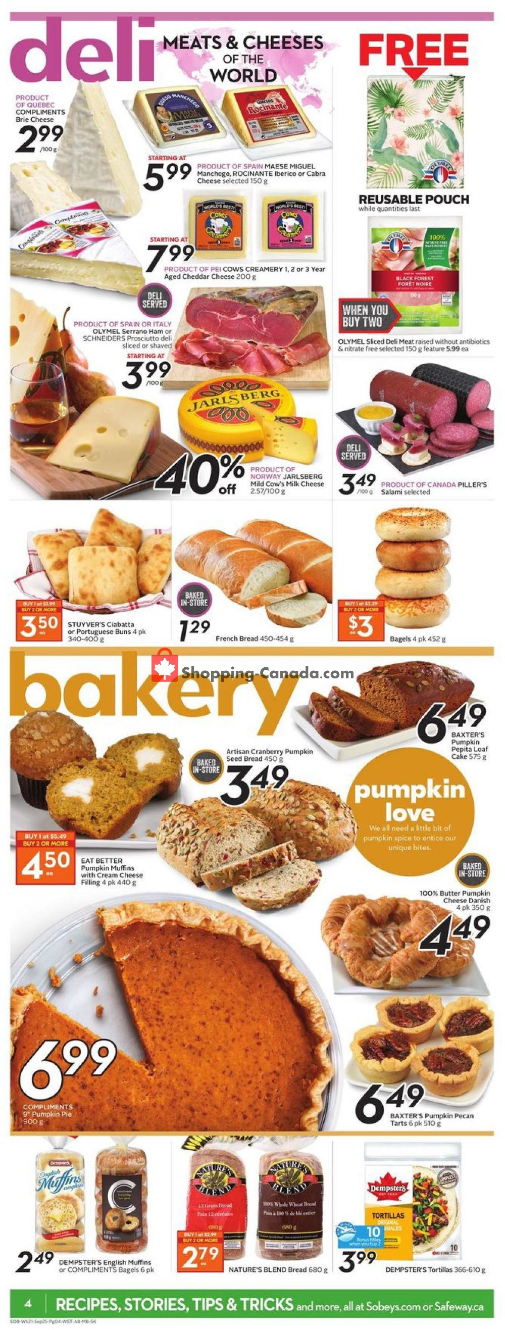 Safeway flyer from Thursday September 19, 2019 to Wednesday September 25, 2019 - page 6