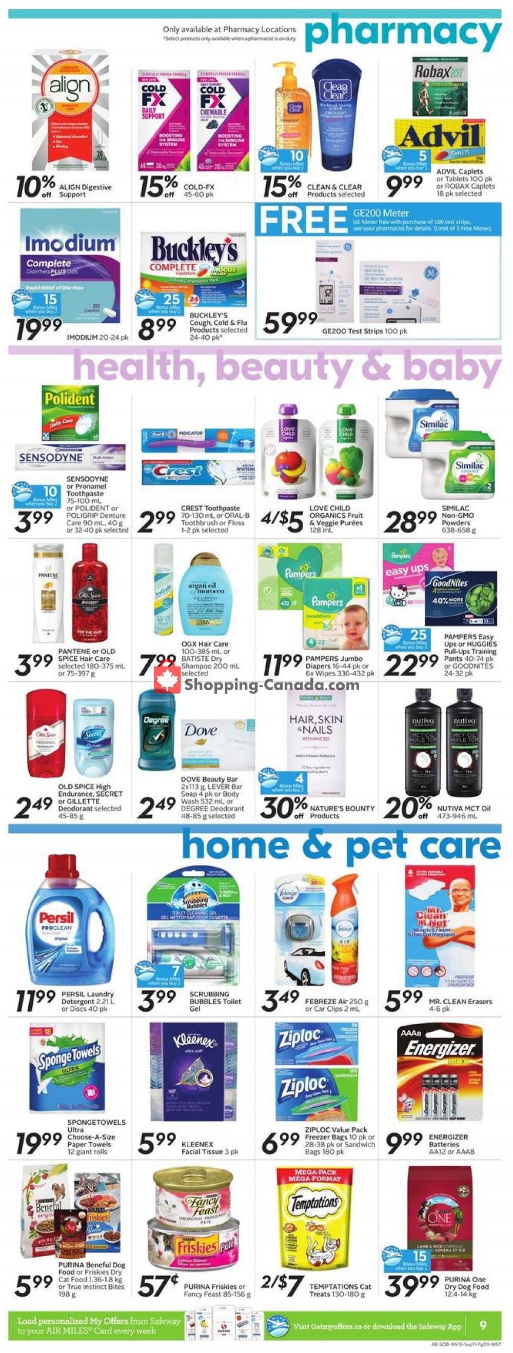 Safeway flyer from Thursday September 5, 2019 to Wednesday September 11, 2019 - page 12