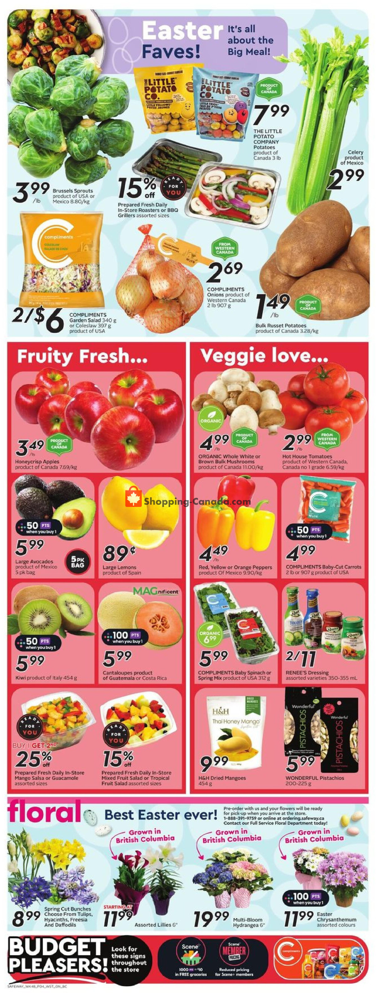 Safeway flyer from Thursday March 28, 2024 to Wednesday April 3, 2024 - page 11