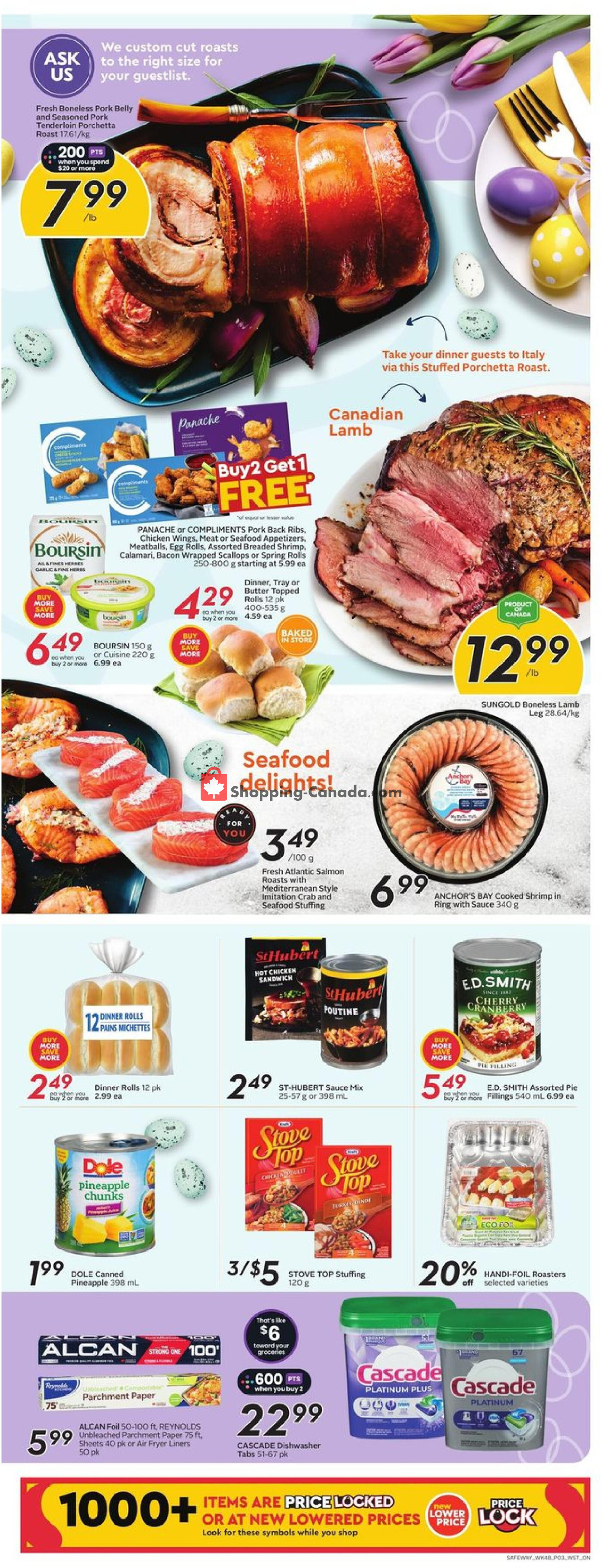 Safeway flyer from Thursday March 28, 2024 to Wednesday April 3, 2024 - page 9