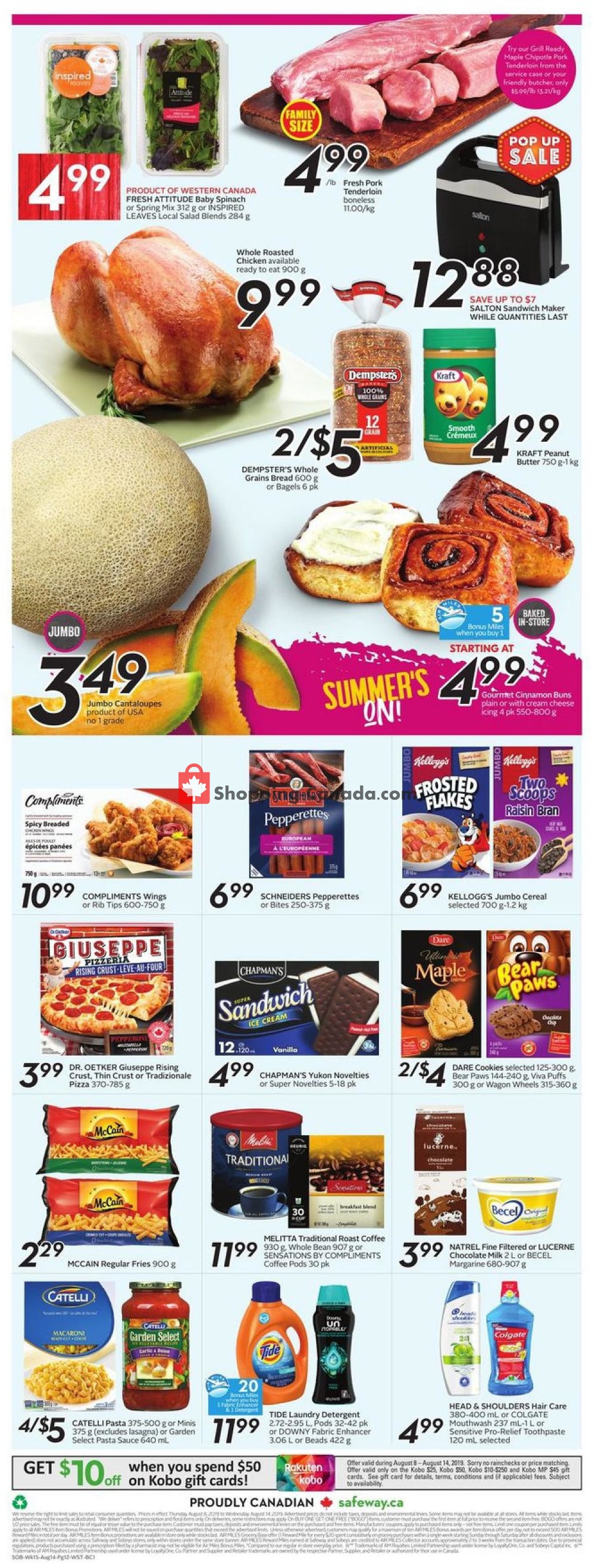 Safeway flyer from Thursday August 8, 2019 to Wednesday August 14, 2019 - page 13