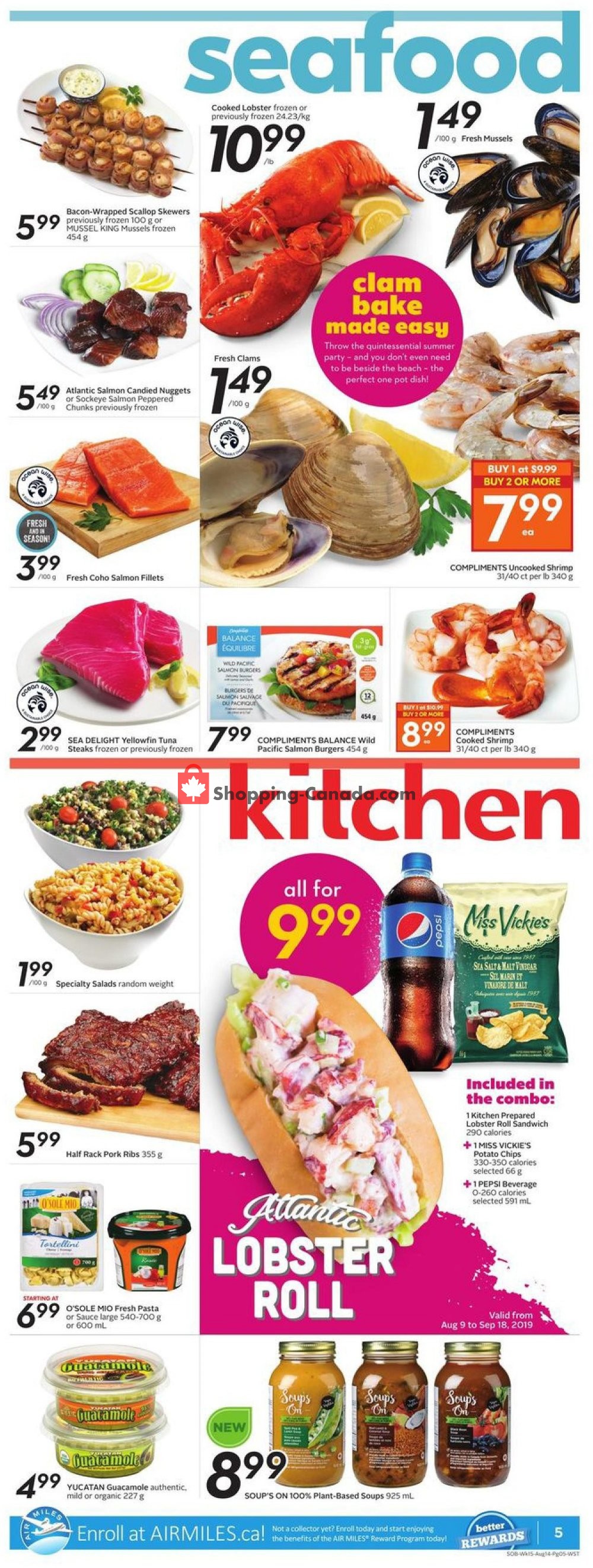 Safeway flyer from Thursday August 8, 2019 to Wednesday August 14, 2019 - page 5