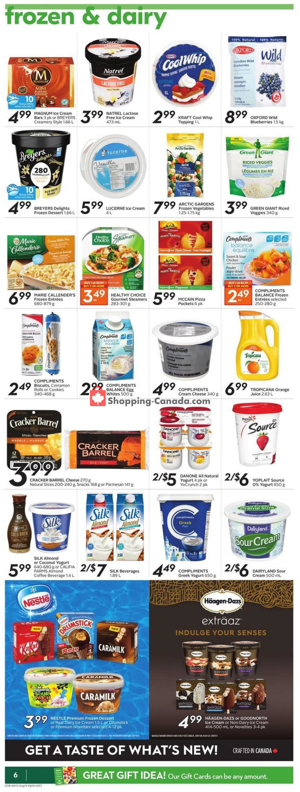 Safeway flyer from Thursday August 8, 2019 to Wednesday August 14, 2019 - page 6