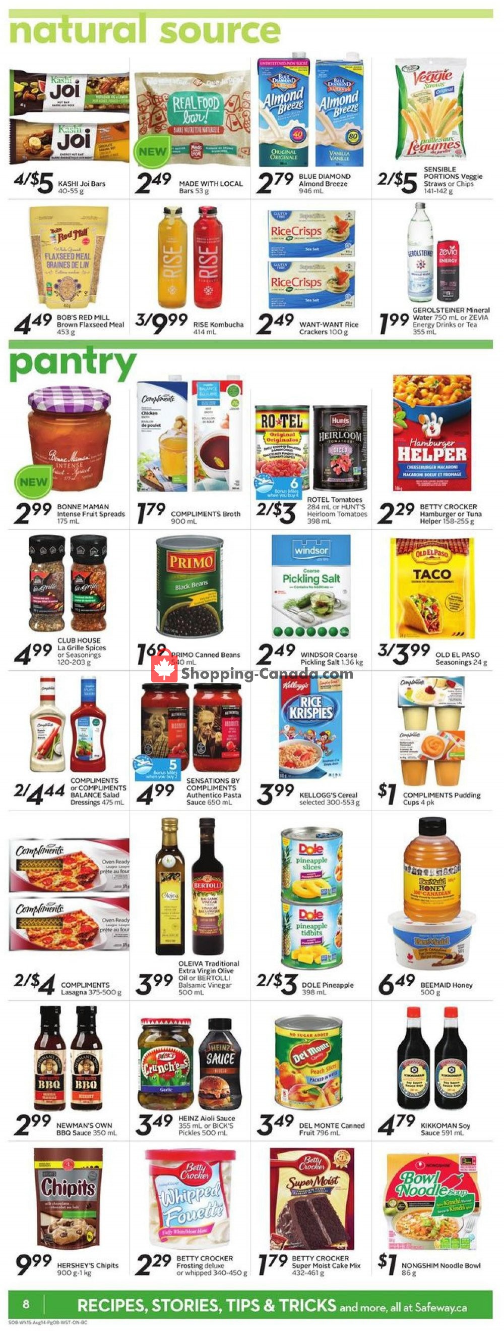 Safeway flyer from Thursday August 8, 2019 to Wednesday August 14, 2019 - page 9