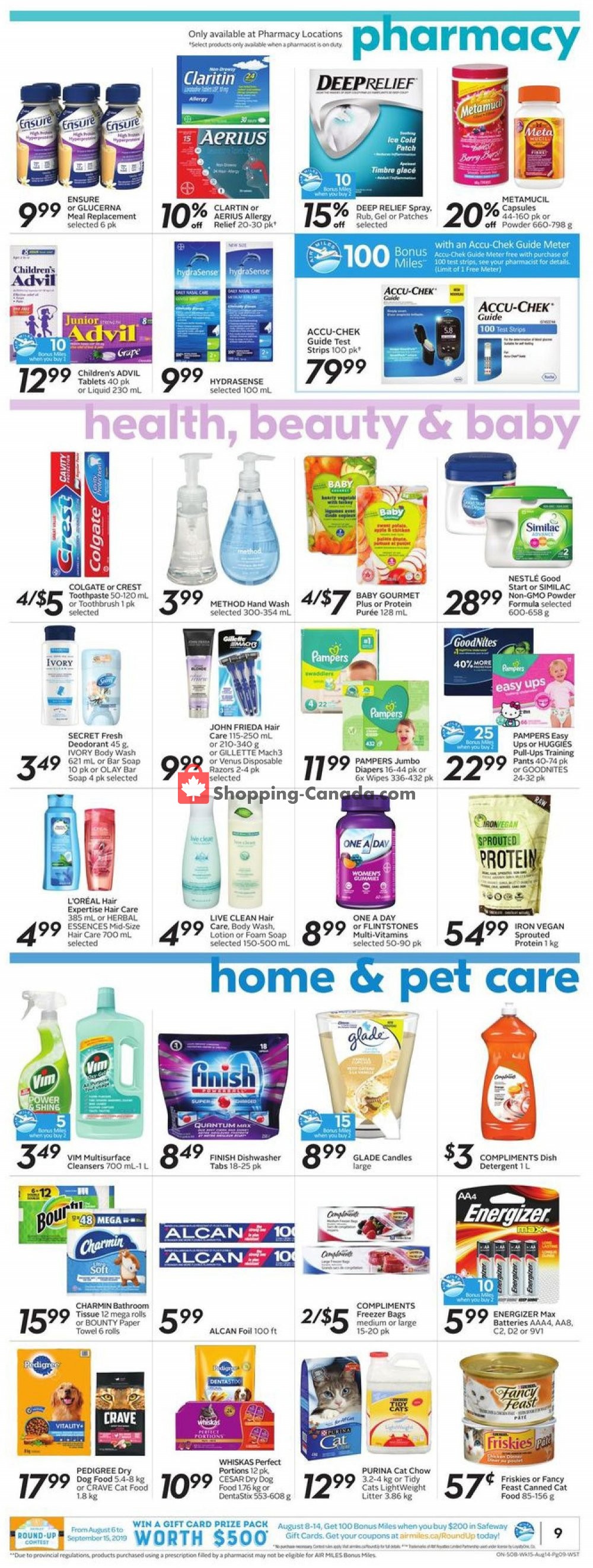 Safeway flyer from Thursday August 8, 2019 to Wednesday August 14, 2019 - page 10
