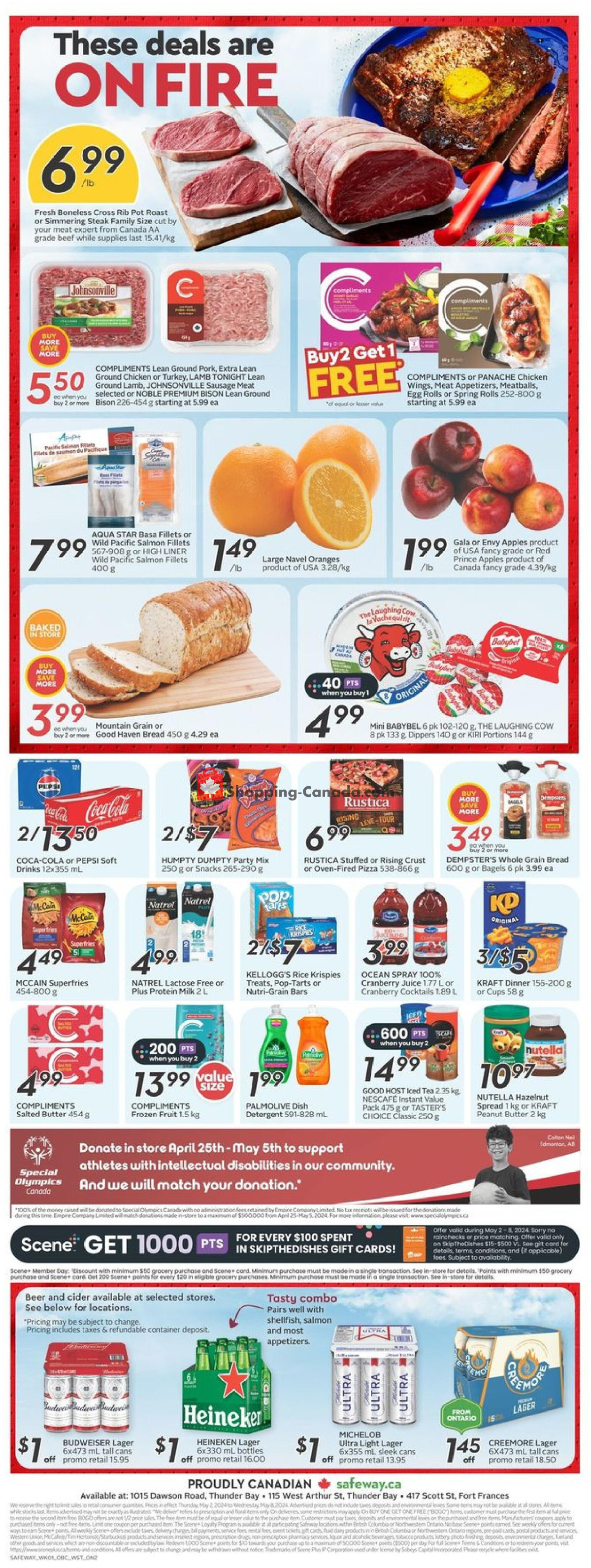 Safeway flyer from Thursday May 2, 2024 to Wednesday May 8, 2024 - page 4