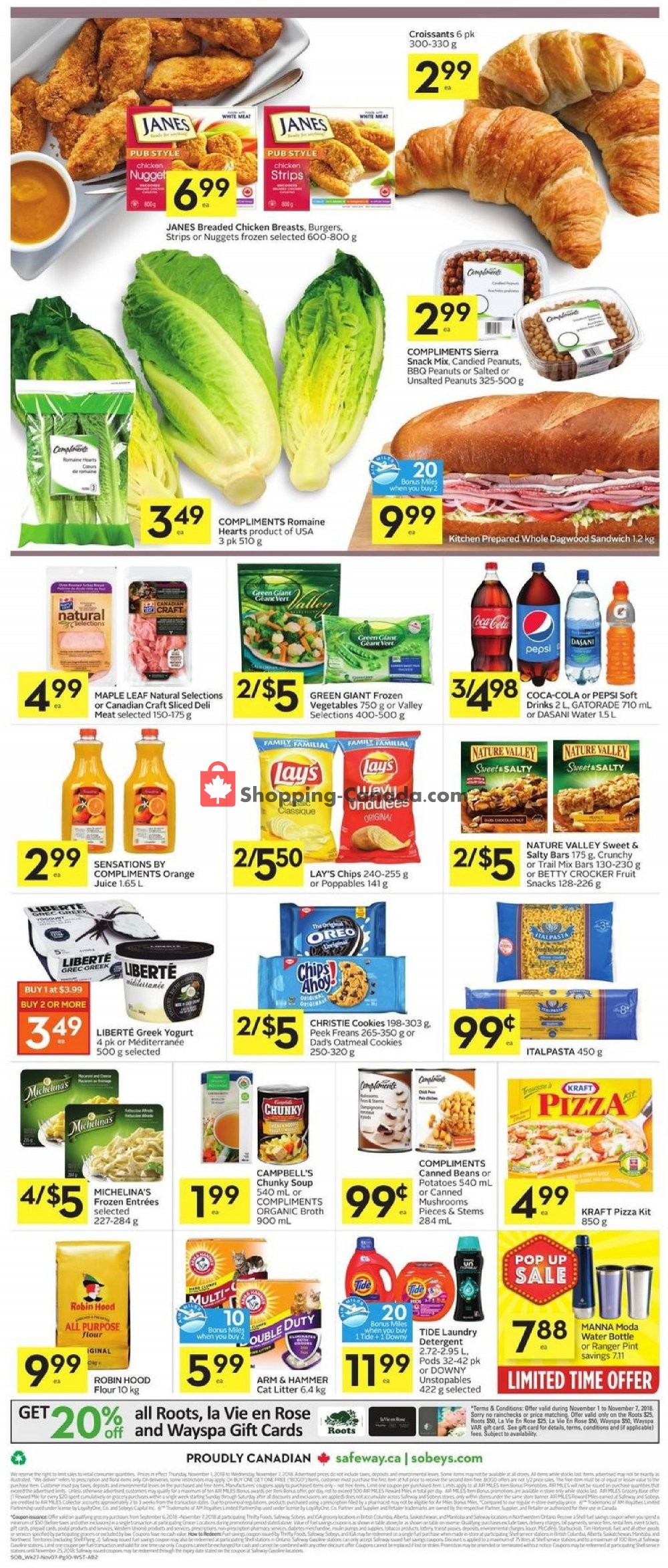 Safeway flyer from Thursday November 1, 2018 to Wednesday November 7, 2018 - page 2