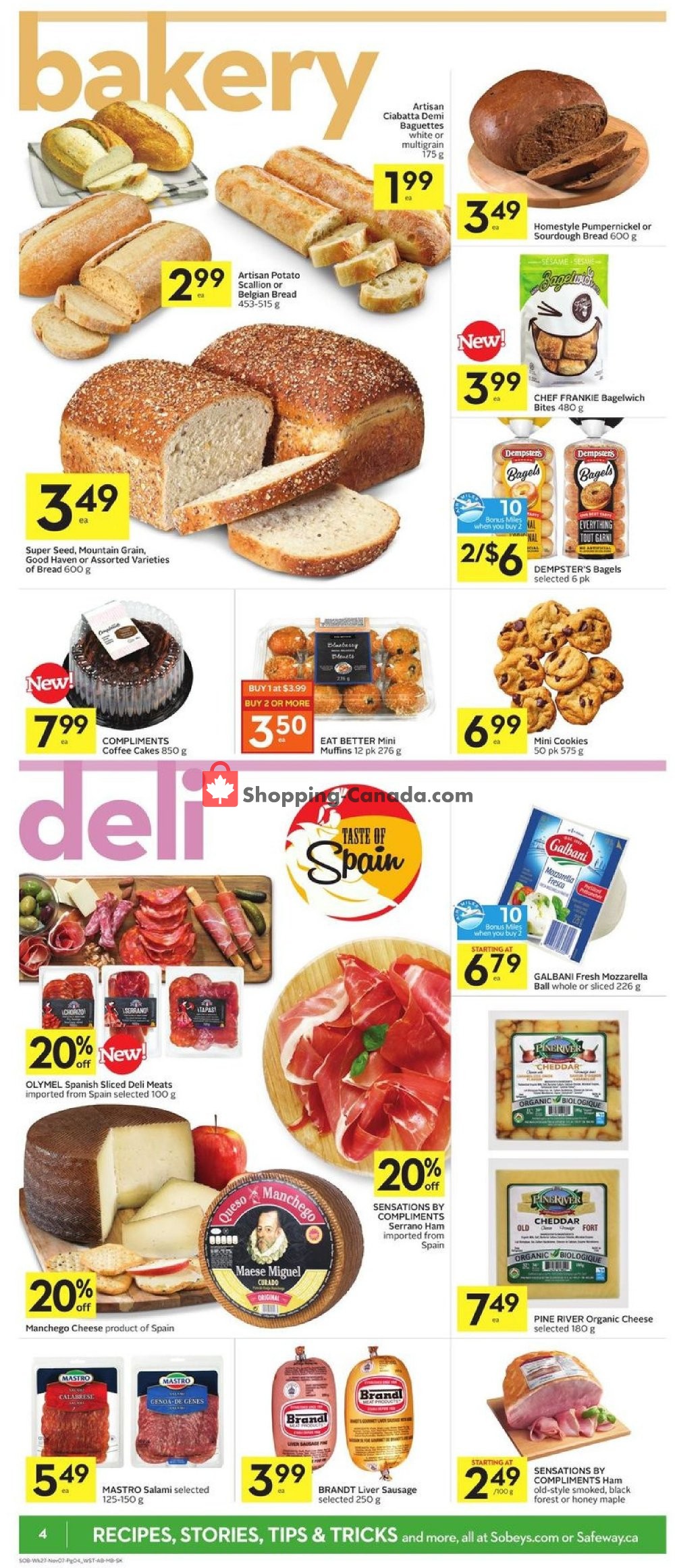 Safeway flyer from Thursday November 1, 2018 to Wednesday November 7, 2018 - page 7