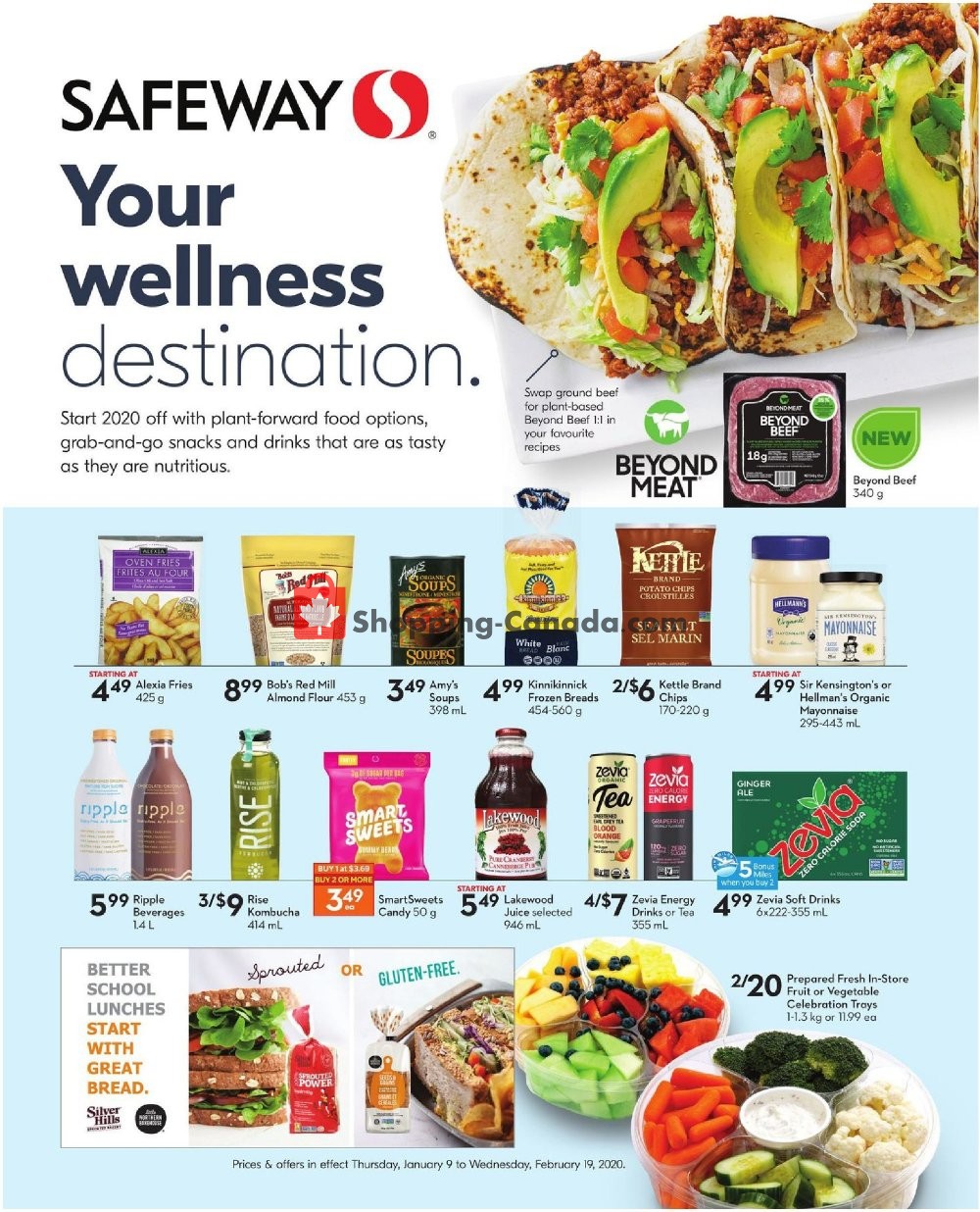Safeway flyer from Thursday January 9, 2020 to Wednesday February 19, 2020 - page 1
