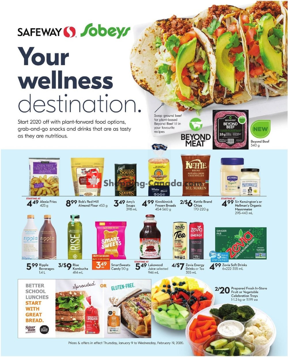 Safeway flyer from Thursday January 9, 2020 to Wednesday February 19, 2020 - page 1