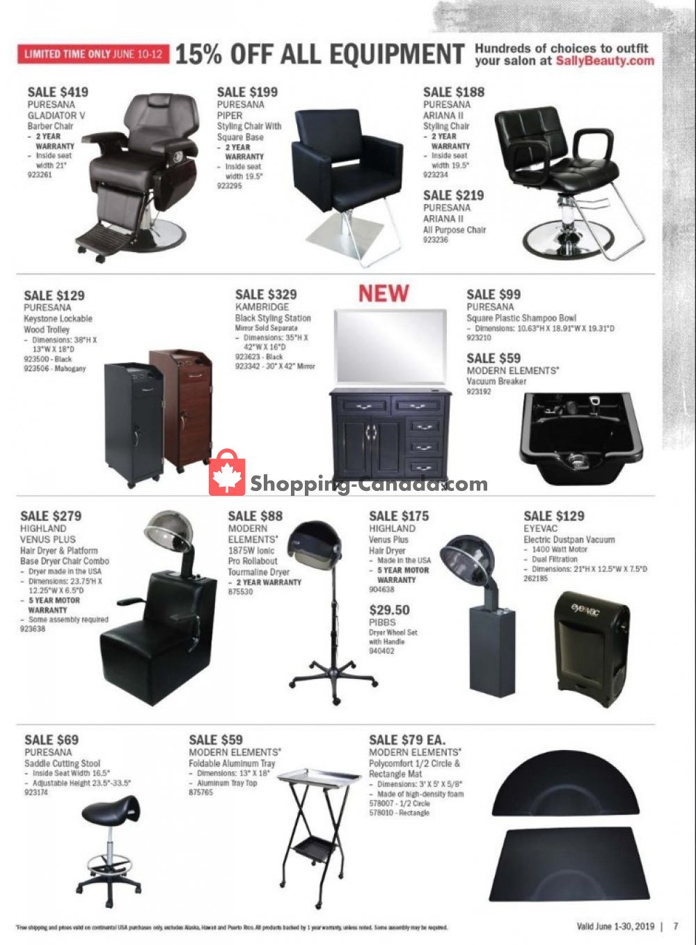 Sally Beauty flyer from Saturday June 1, 2019 to Sunday June 30, 2019 - page 7