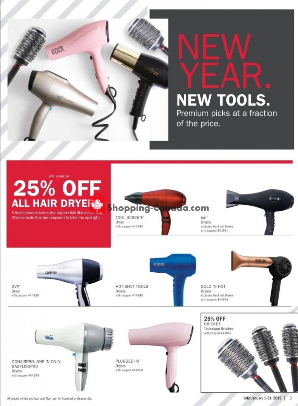 Sally Beauty flyer from Tuesday January 1, 2019 to Thursday January 31, 2019 - page 3