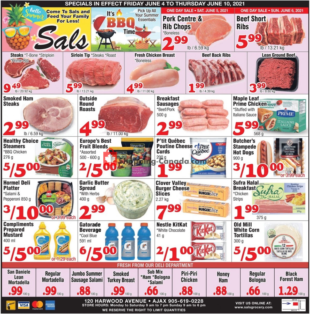 Sal's Grocery flyer from Friday June 4, 2021 to Thursday June 10, 2021 - page 1