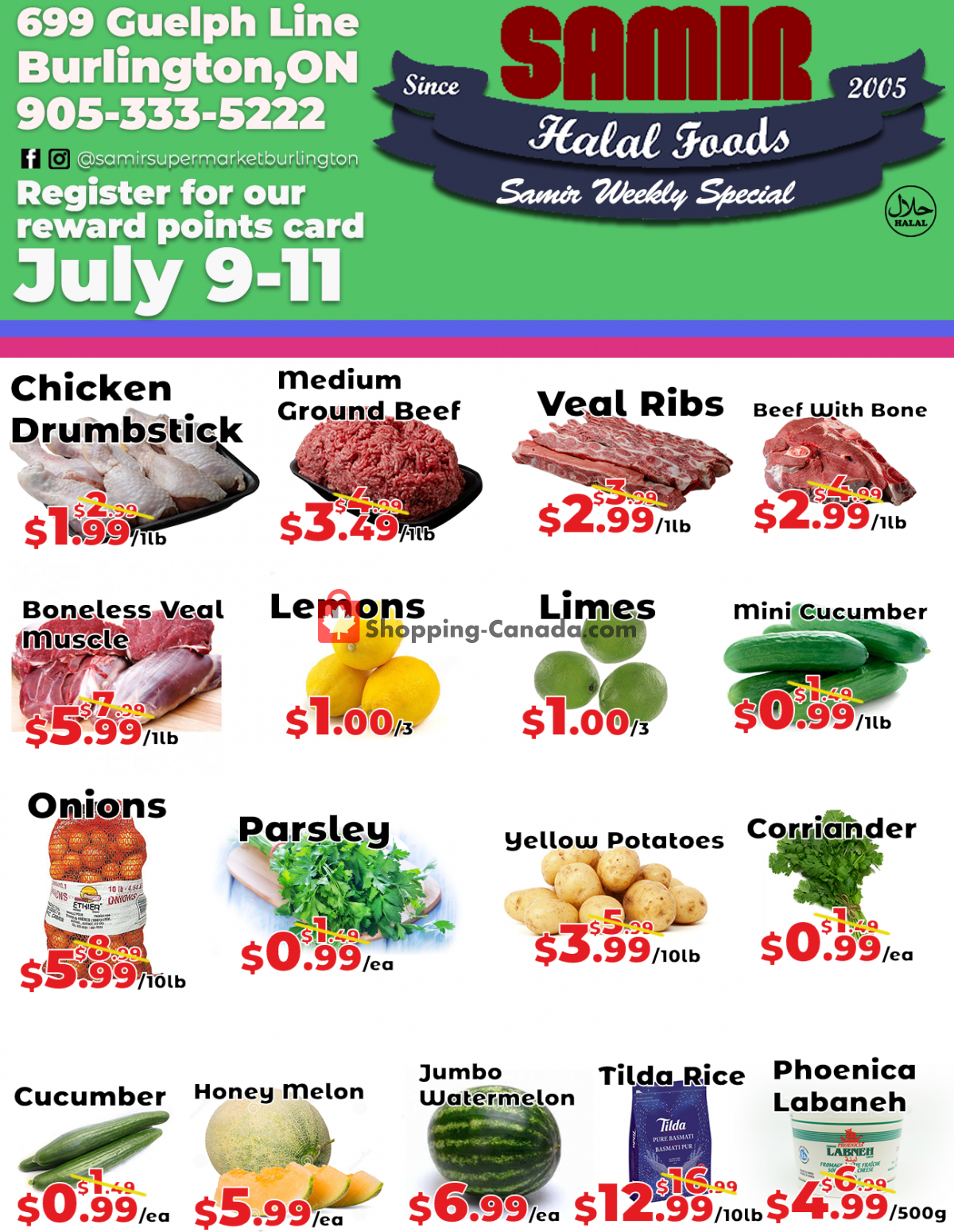 Samir Supermarket flyer from Friday July 9, 2021 to Sunday July 11, 2021 - page 1