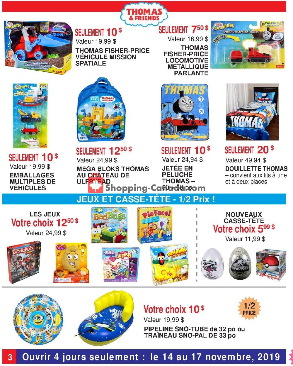 Samko and Miko Toy Warehouse flyer from Thursday November 14, 2019 to Sunday November 17, 2019 - page 3