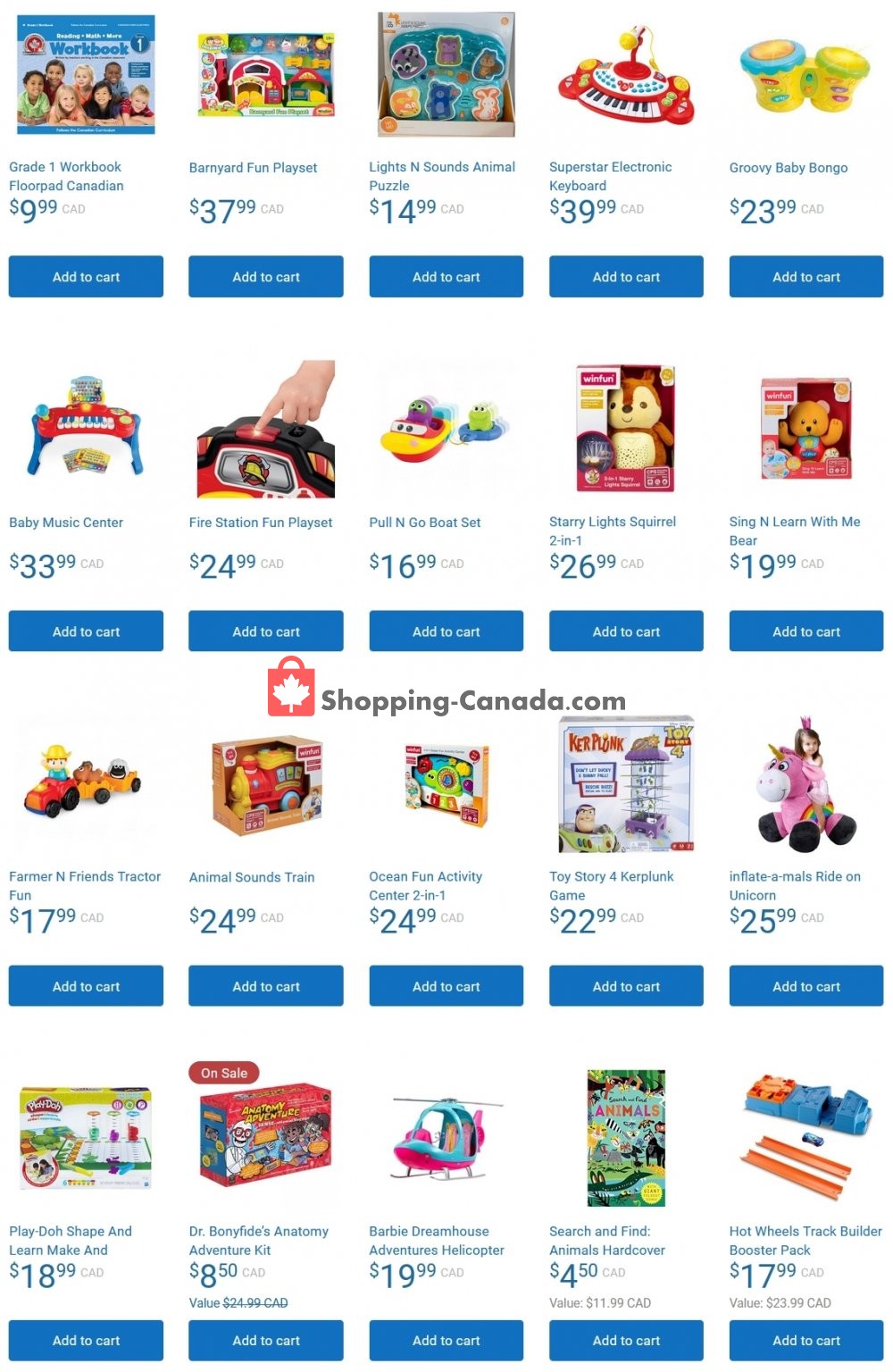 Samko and Miko Toy Warehouse Canada, flyer (Special Offer) January