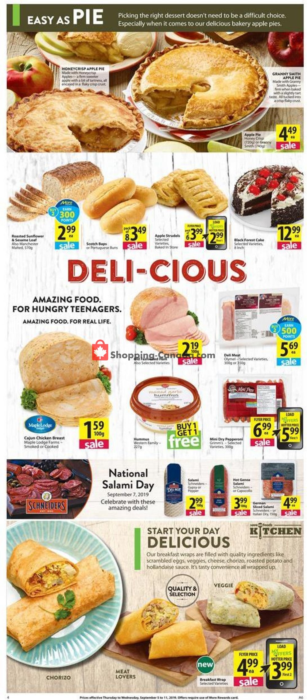 Save On Foods flyer from Thursday September 5, 2019 to Wednesday September 11, 2019 - page 4