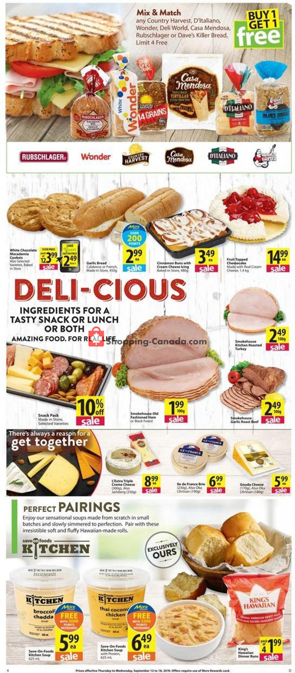 Save On Foods flyer from Thursday September 12, 2019 to Wednesday September 18, 2019 - page 4