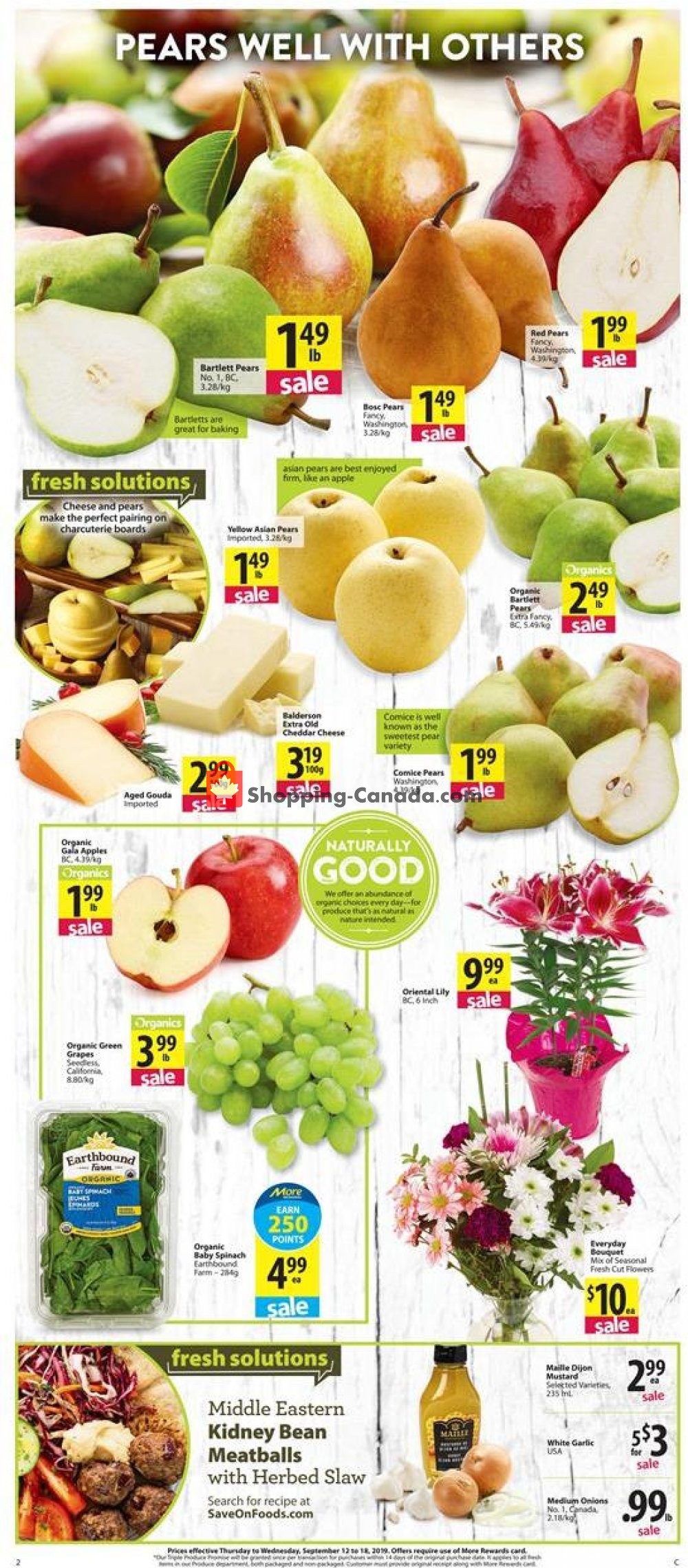 Save On Foods flyer from Thursday September 12, 2019 to Wednesday September 18, 2019 - page 2