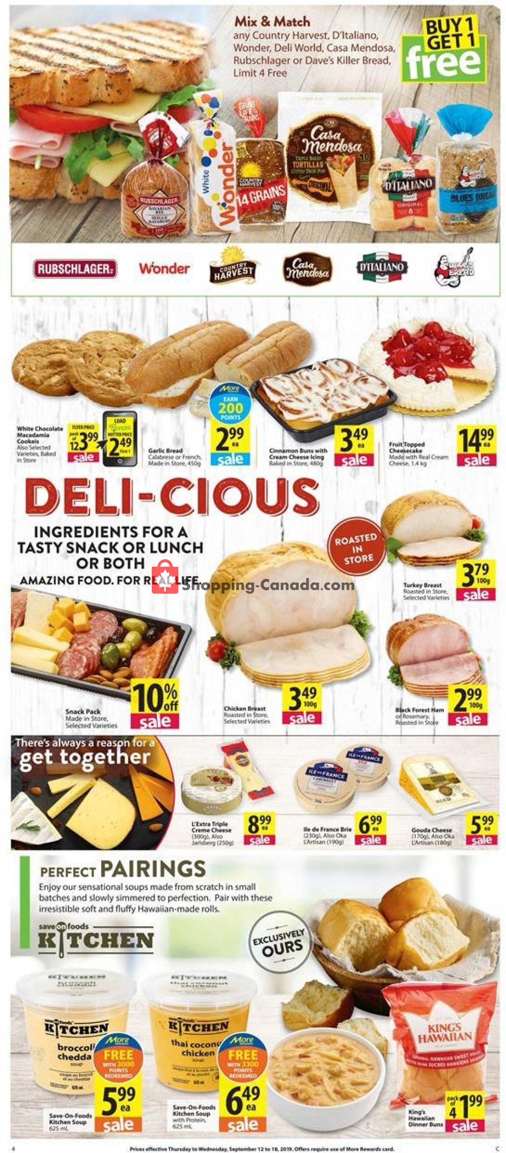 Save On Foods flyer from Thursday September 12, 2019 to Wednesday September 18, 2019 - page 4