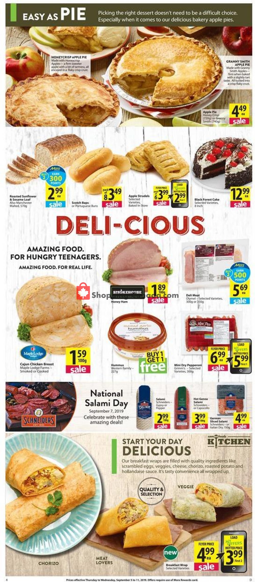 Save On Foods flyer from Thursday September 5, 2019 to Wednesday September 11, 2019 - page 4