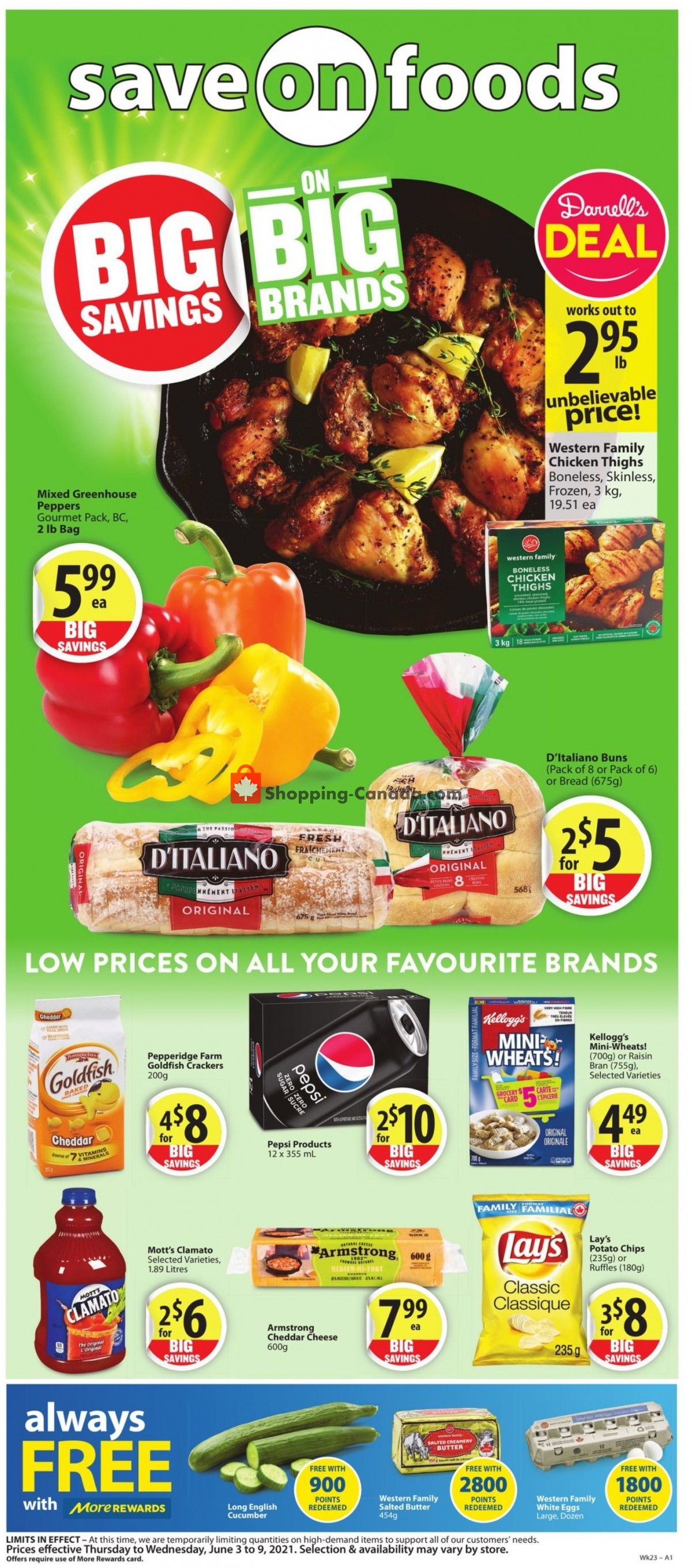 Save On Foods flyer from Thursday June 3, 2021 to Wednesday June 9, 2021 - page 1