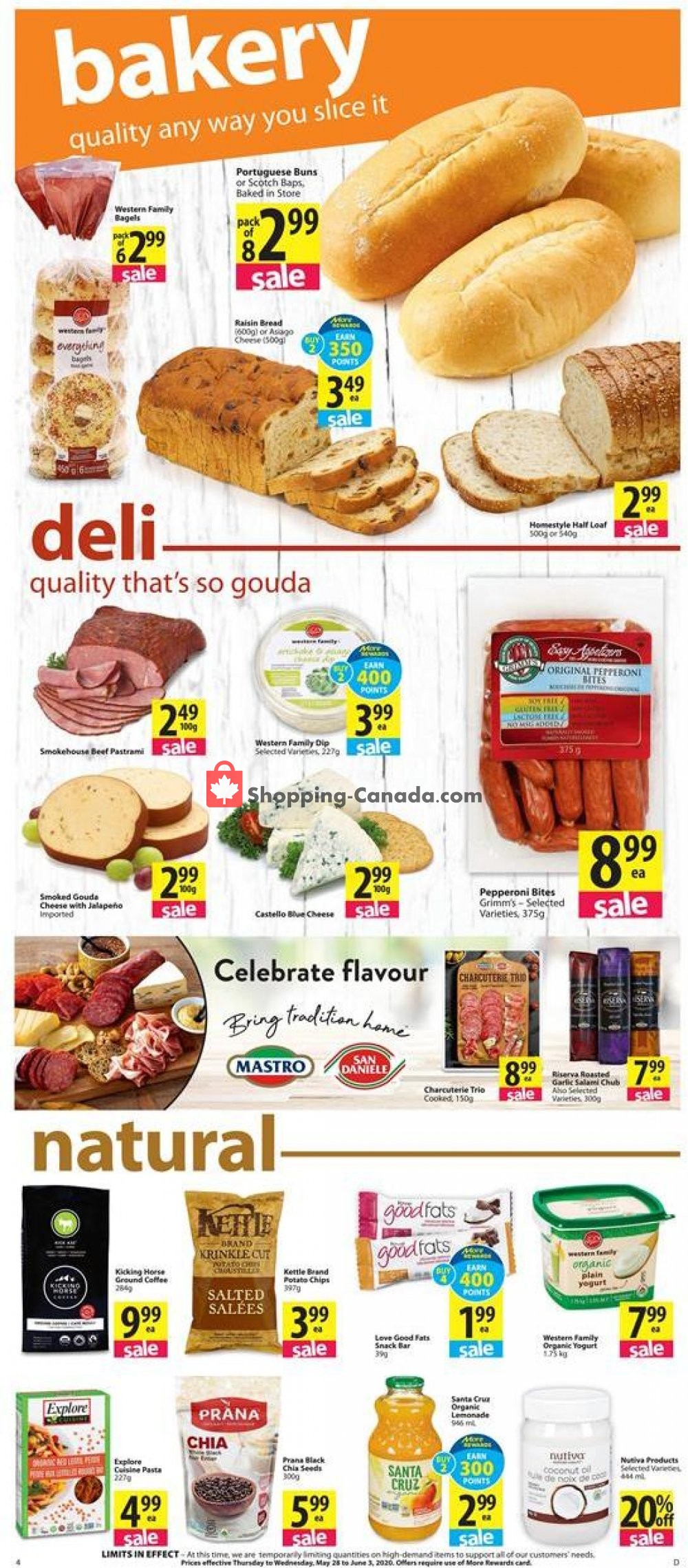 Save On Foods flyer from Thursday May 28, 2020 to Wednesday June 3, 2020 - page 4