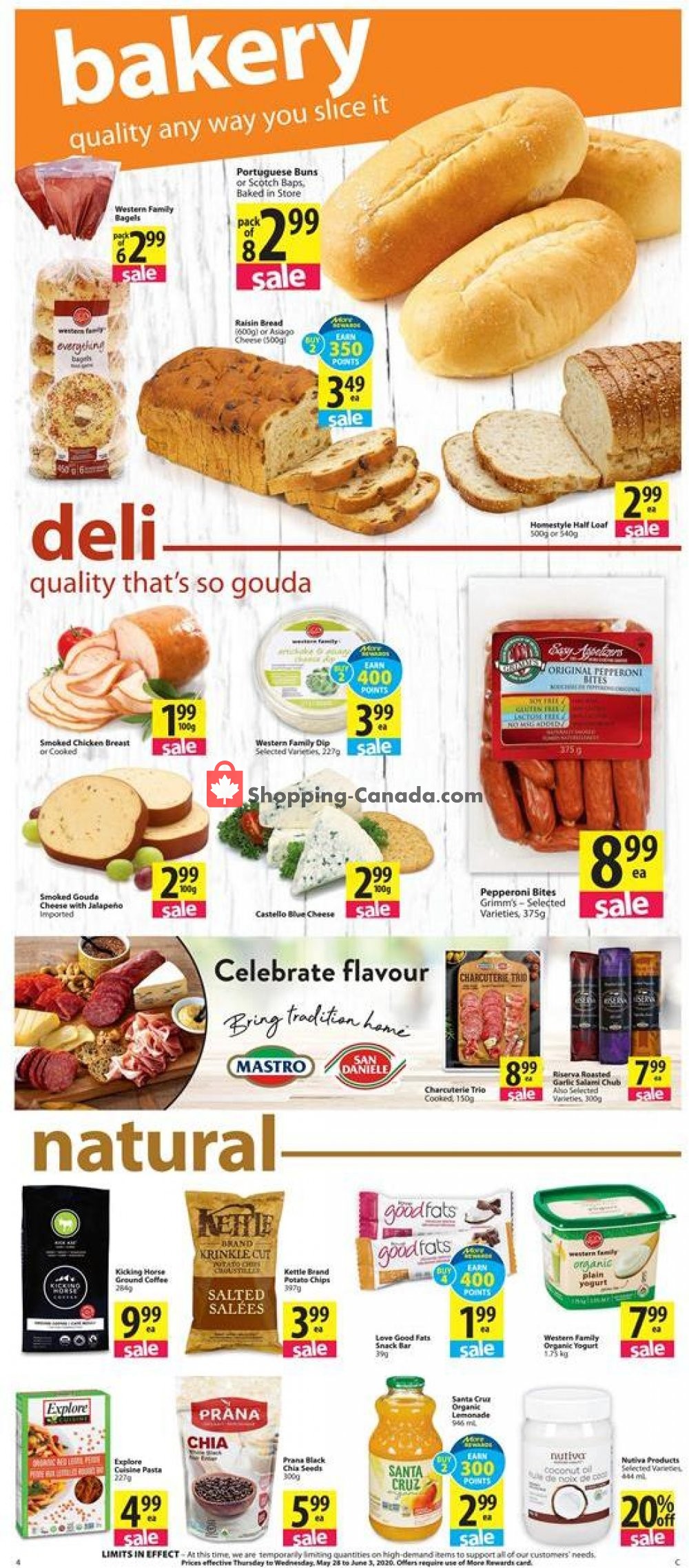 Save On Foods flyer from Thursday May 28, 2020 to Wednesday June 3, 2020 - page 4