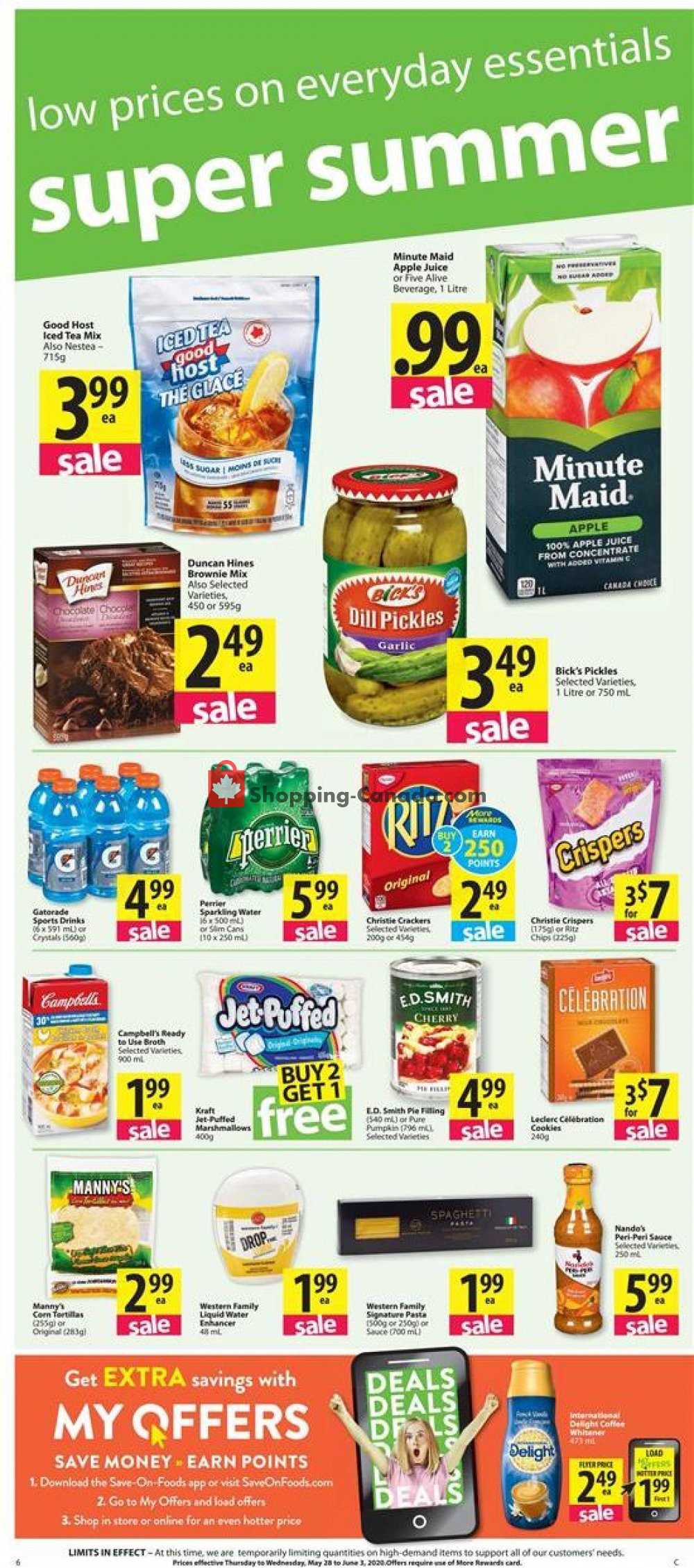 Save On Foods flyer from Thursday May 28, 2020 to Wednesday June 3, 2020 - page 6