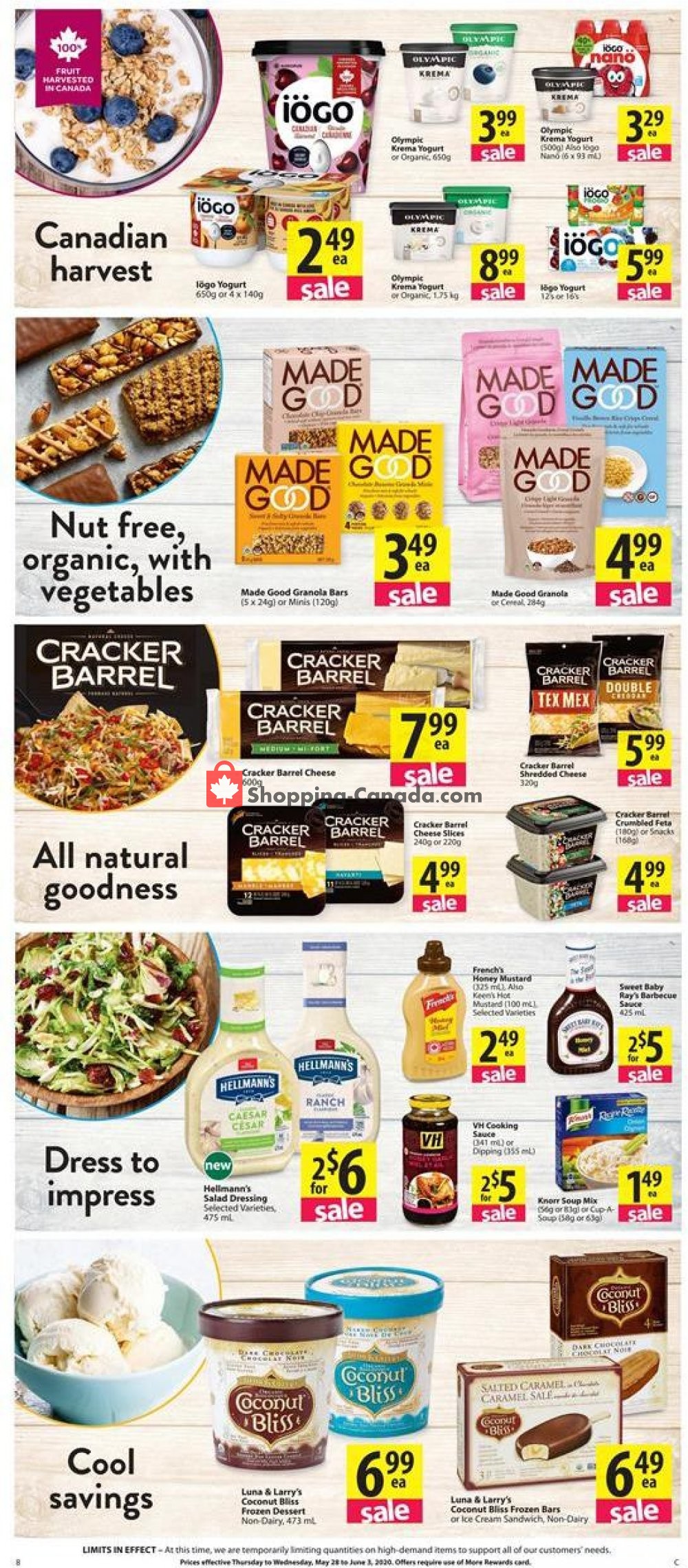 Save On Foods flyer from Thursday May 28, 2020 to Wednesday June 3, 2020 - page 8