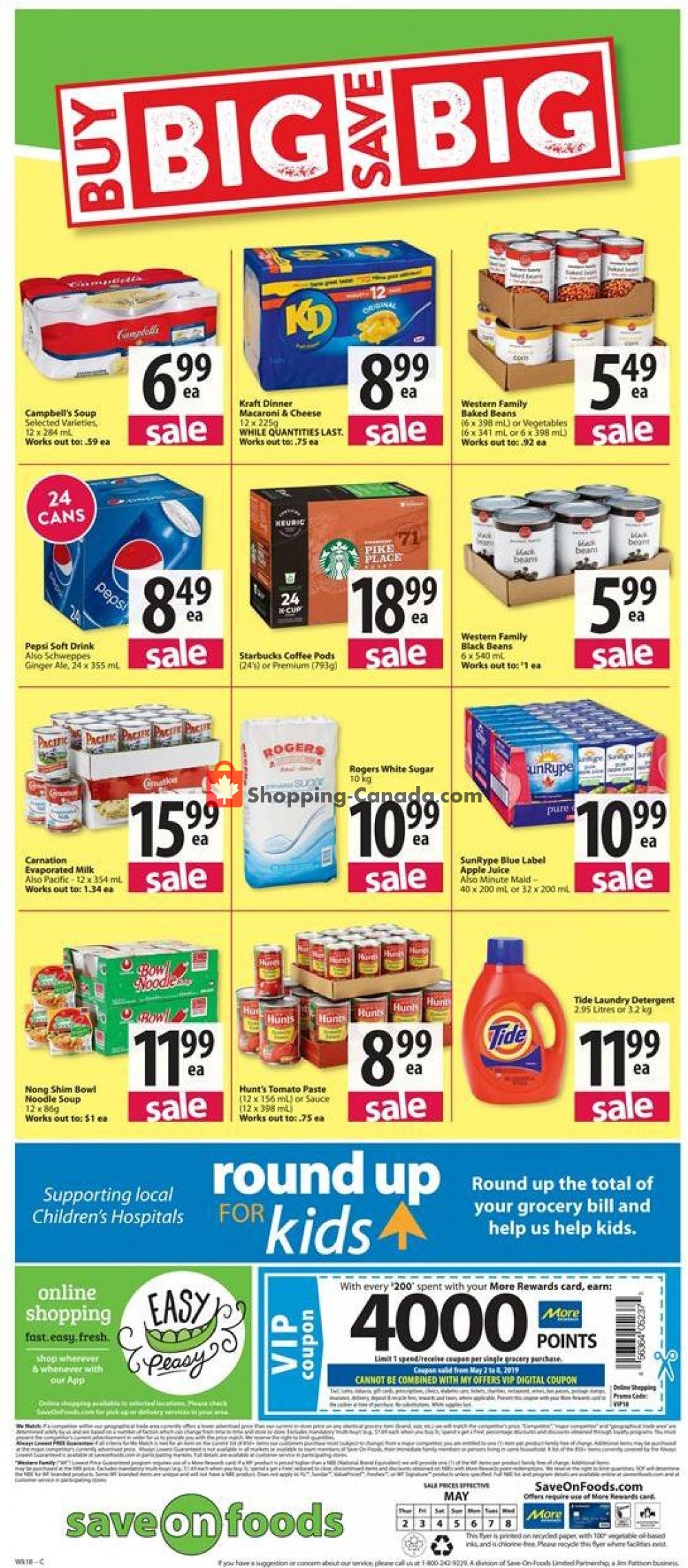Save On Foods flyer from Thursday May 2, 2019 to Wednesday May 8, 2019 - page 12