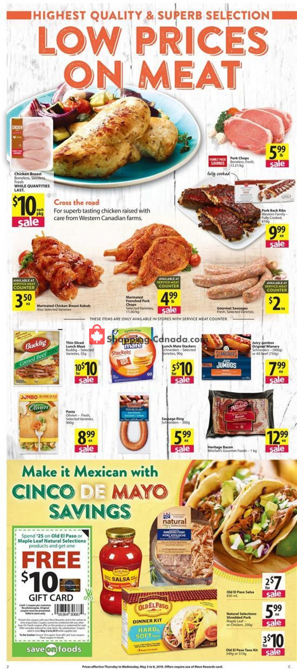 Save On Foods flyer from Thursday May 2, 2019 to Wednesday May 8, 2019 - page 2