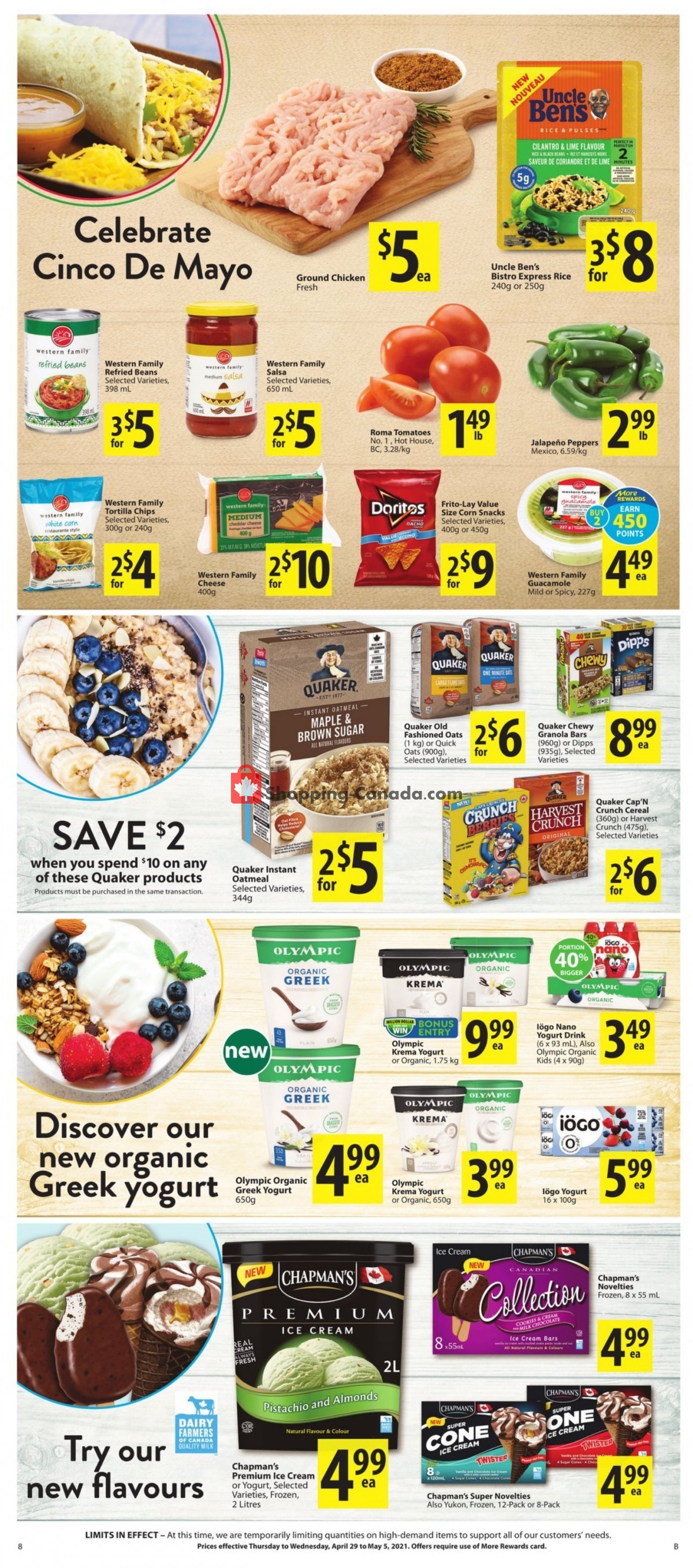 Save On Foods flyer from Thursday April 29, 2021 to Wednesday May 5, 2021 - page 8
