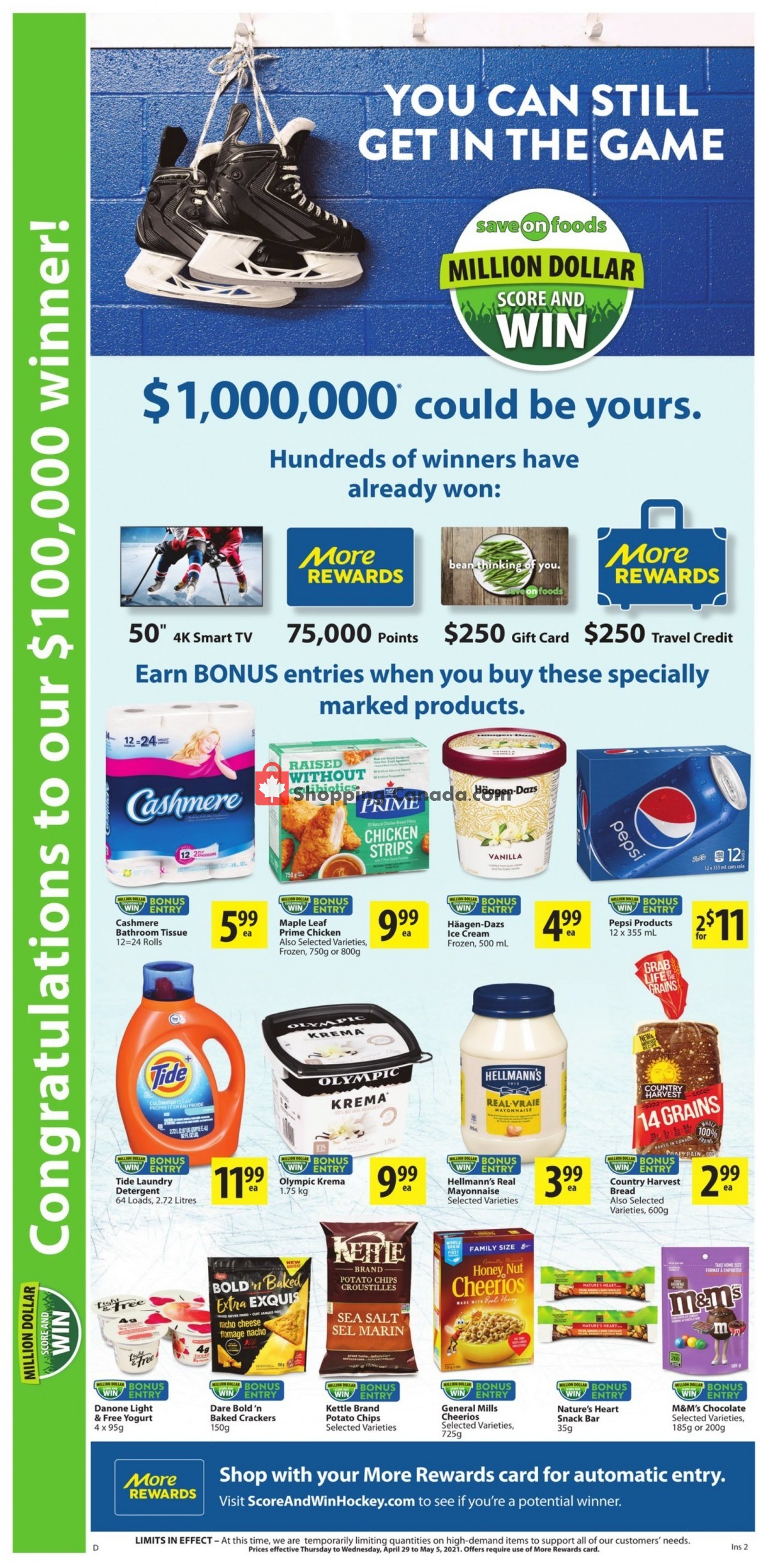 Save On Foods flyer from Thursday April 29, 2021 to Wednesday May 5, 2021 - page 12