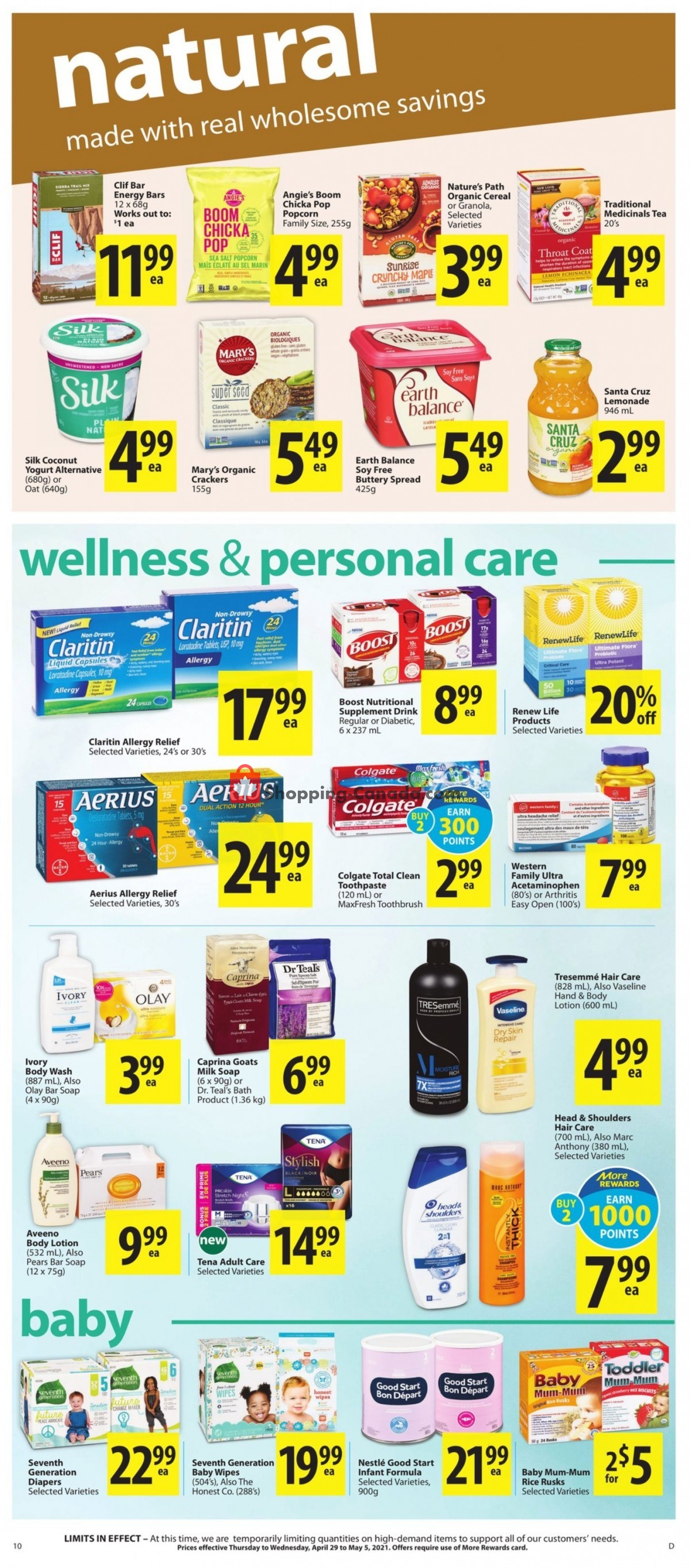 Save On Foods flyer from Thursday April 29, 2021 to Wednesday May 5, 2021 - page 14