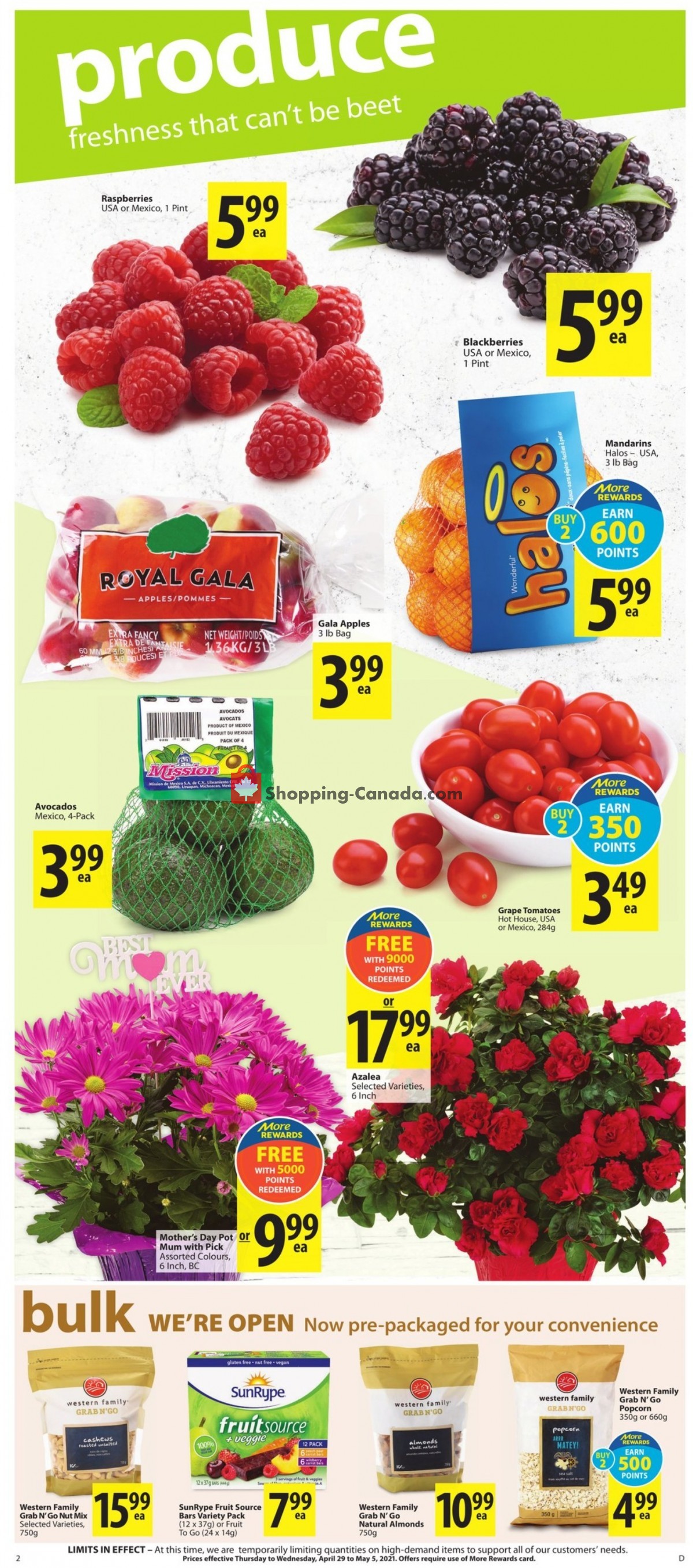 Save On Foods flyer from Thursday April 29, 2021 to Wednesday May 5, 2021 - page 4