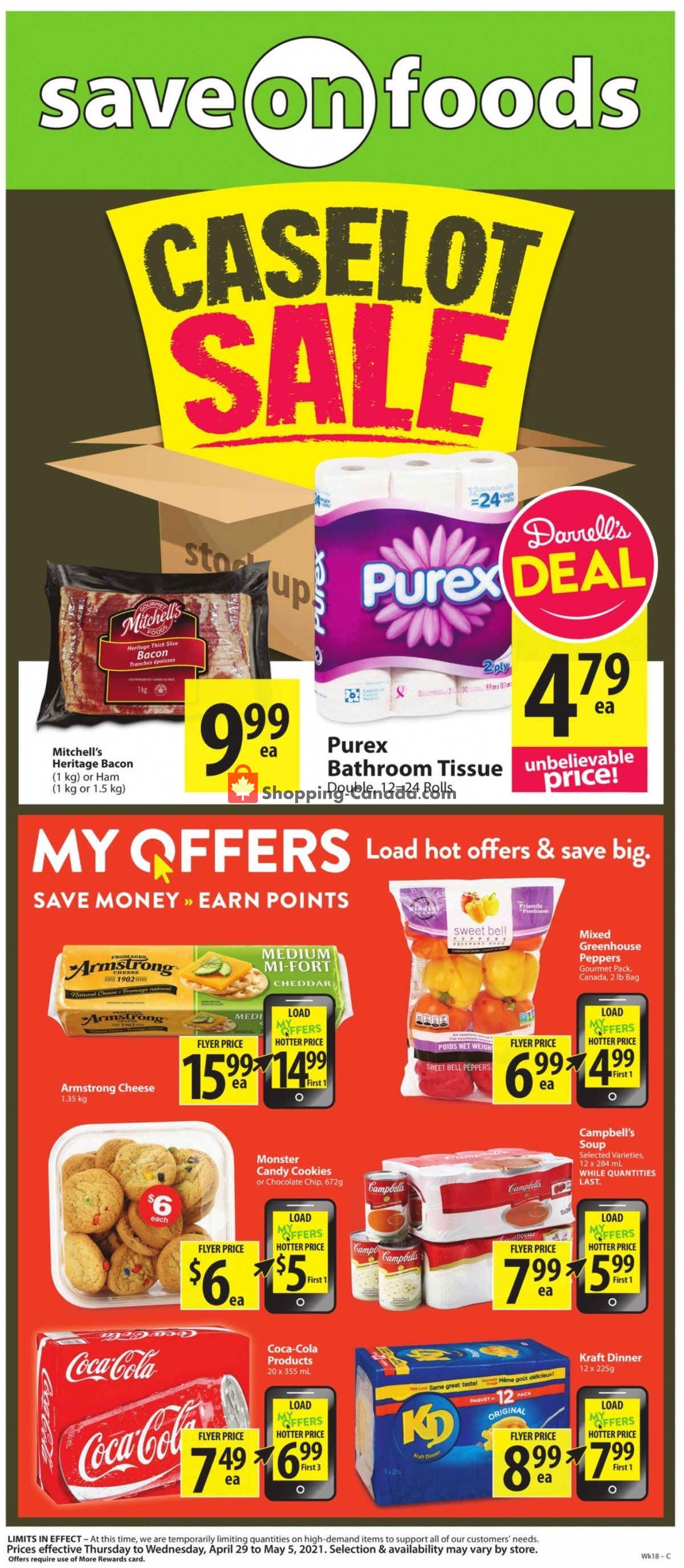Save On Foods flyer from Thursday April 29, 2021 to Wednesday May 5, 2021 - page 1