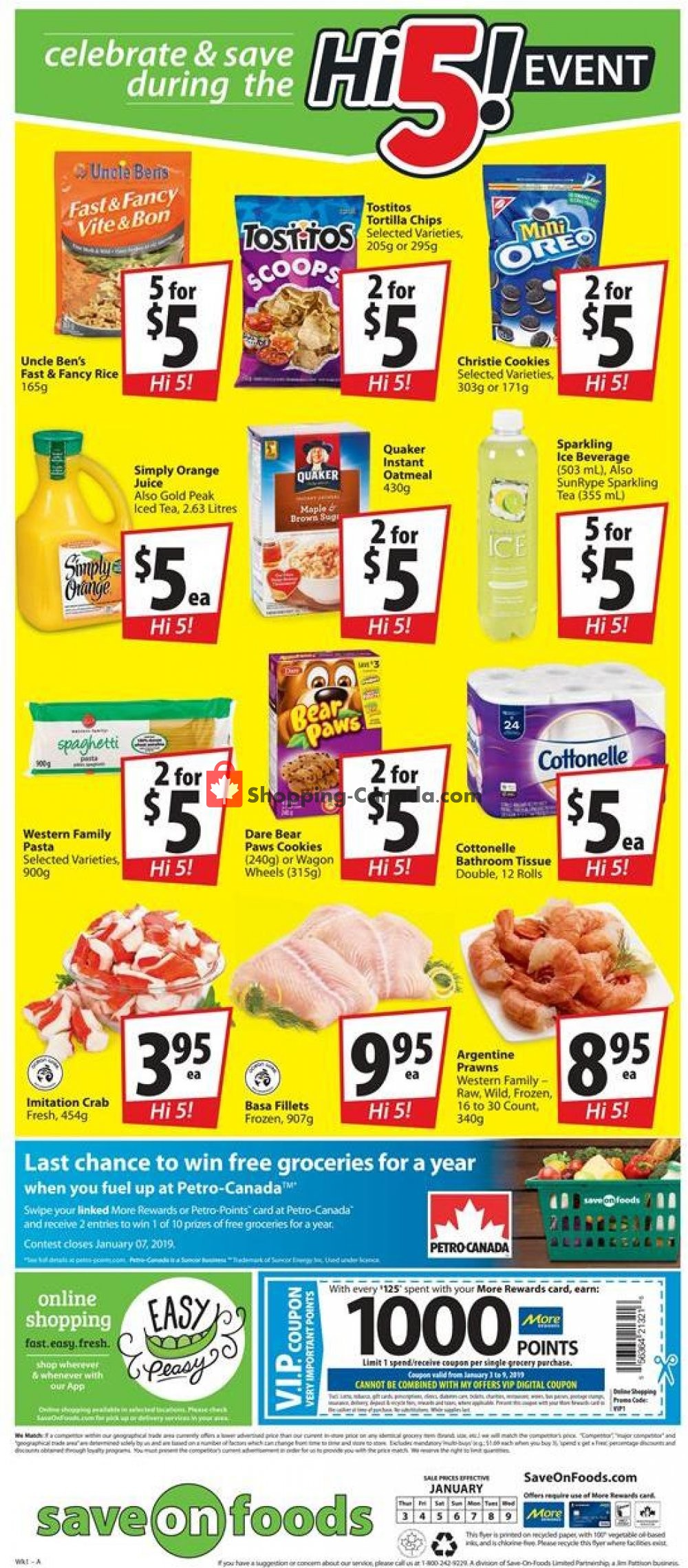 Save On Foods flyer from Thursday January 3, 2019 to Wednesday January 9, 2019 - page 10