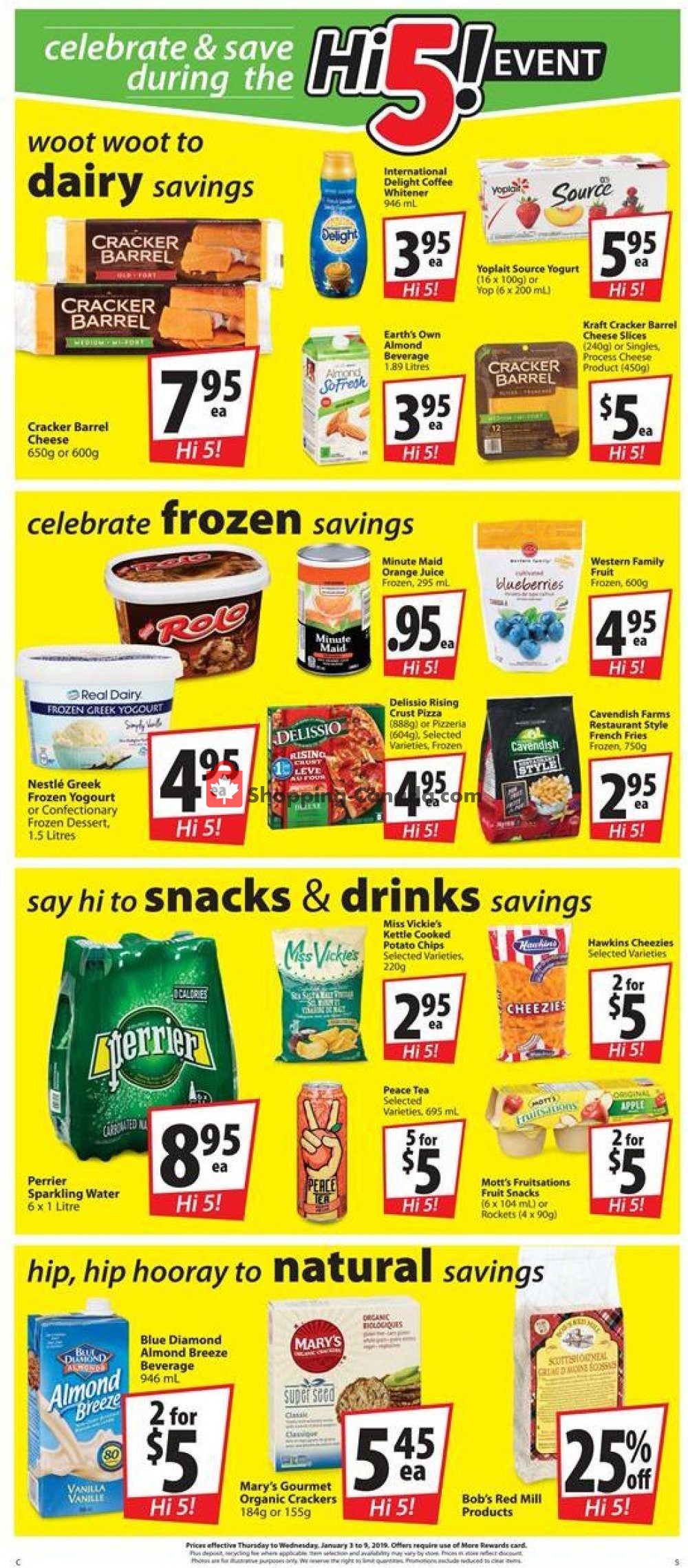 Save On Foods flyer from Thursday January 3, 2019 to Wednesday January 9, 2019 - page 5