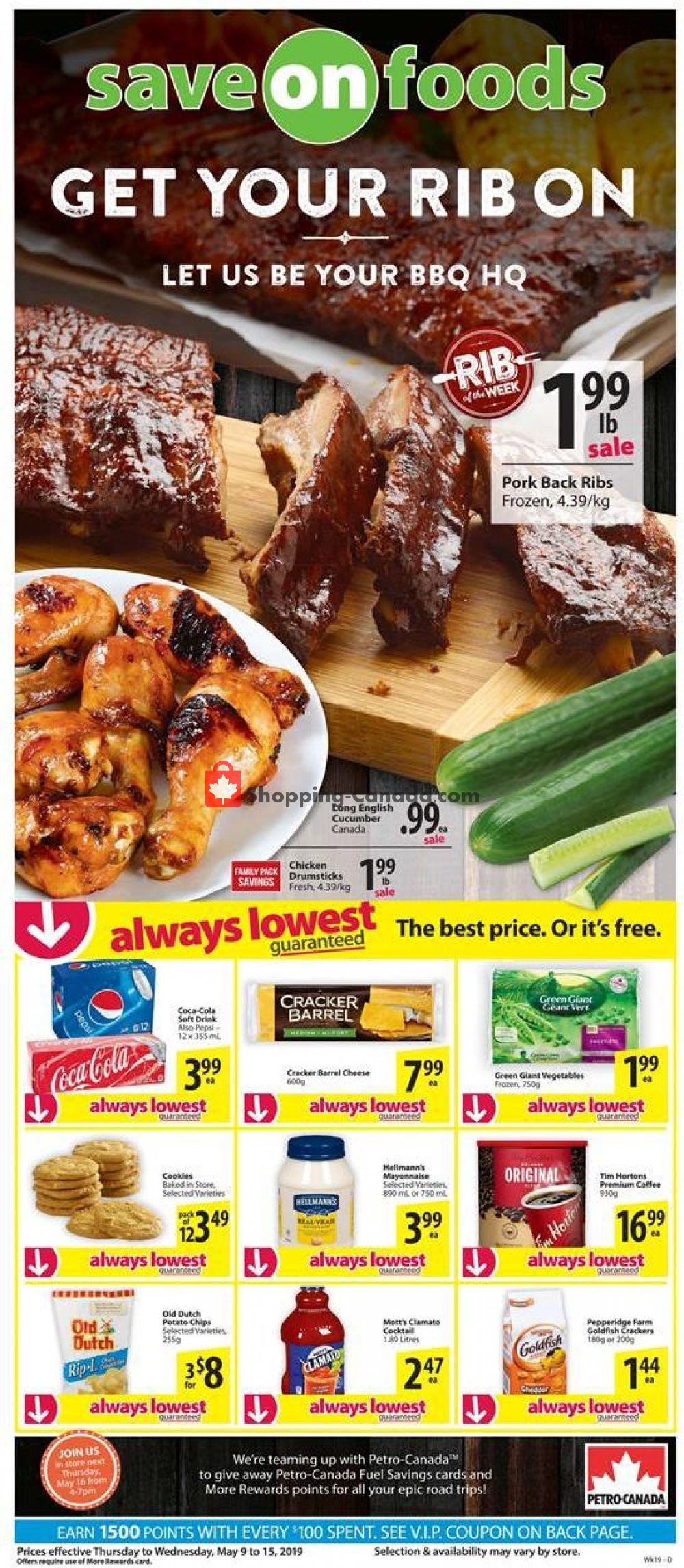 Save On Foods flyer from Thursday May 9, 2019 to Wednesday May 15, 2019 - page 3