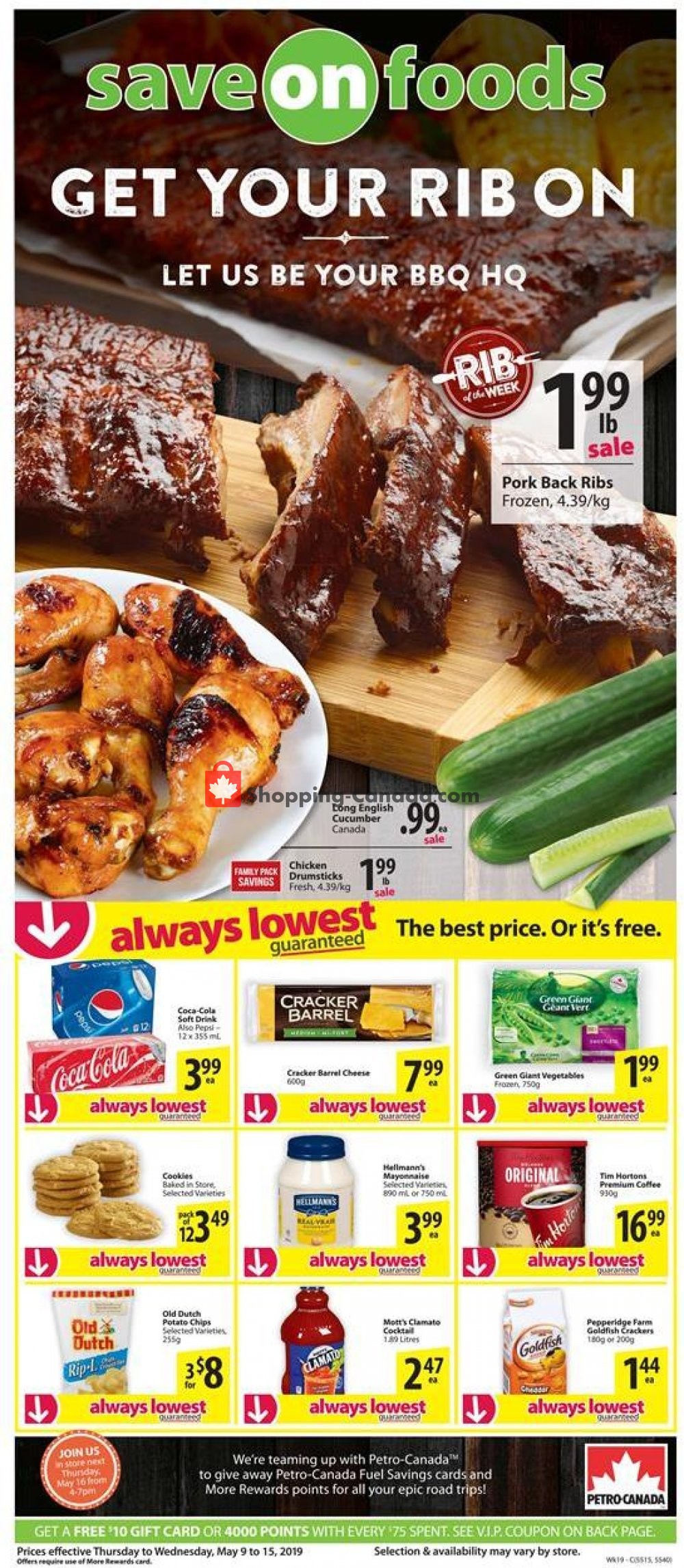 Save On Foods flyer from Thursday May 9, 2019 to Wednesday May 15, 2019 - page 3