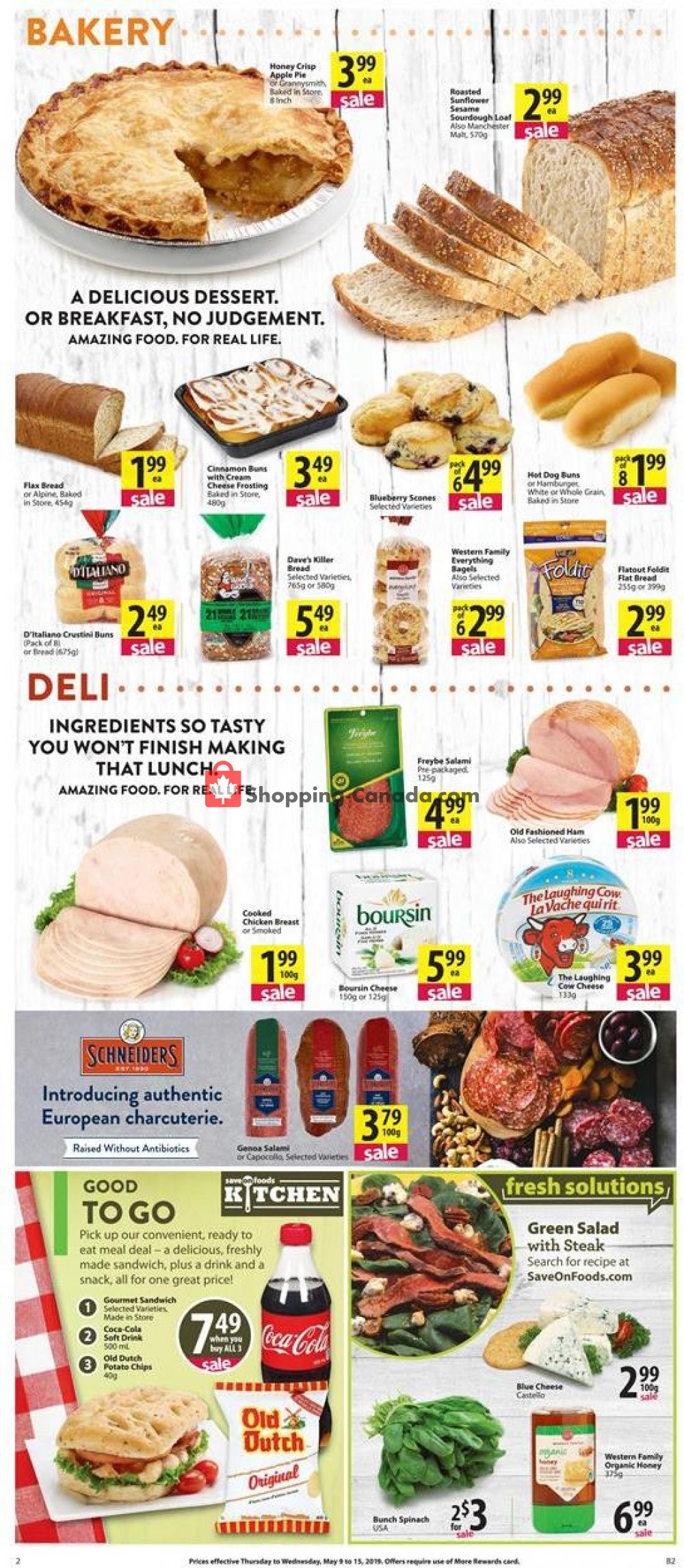 Save On Foods flyer from Thursday May 9, 2019 to Wednesday May 15, 2019 - page 4